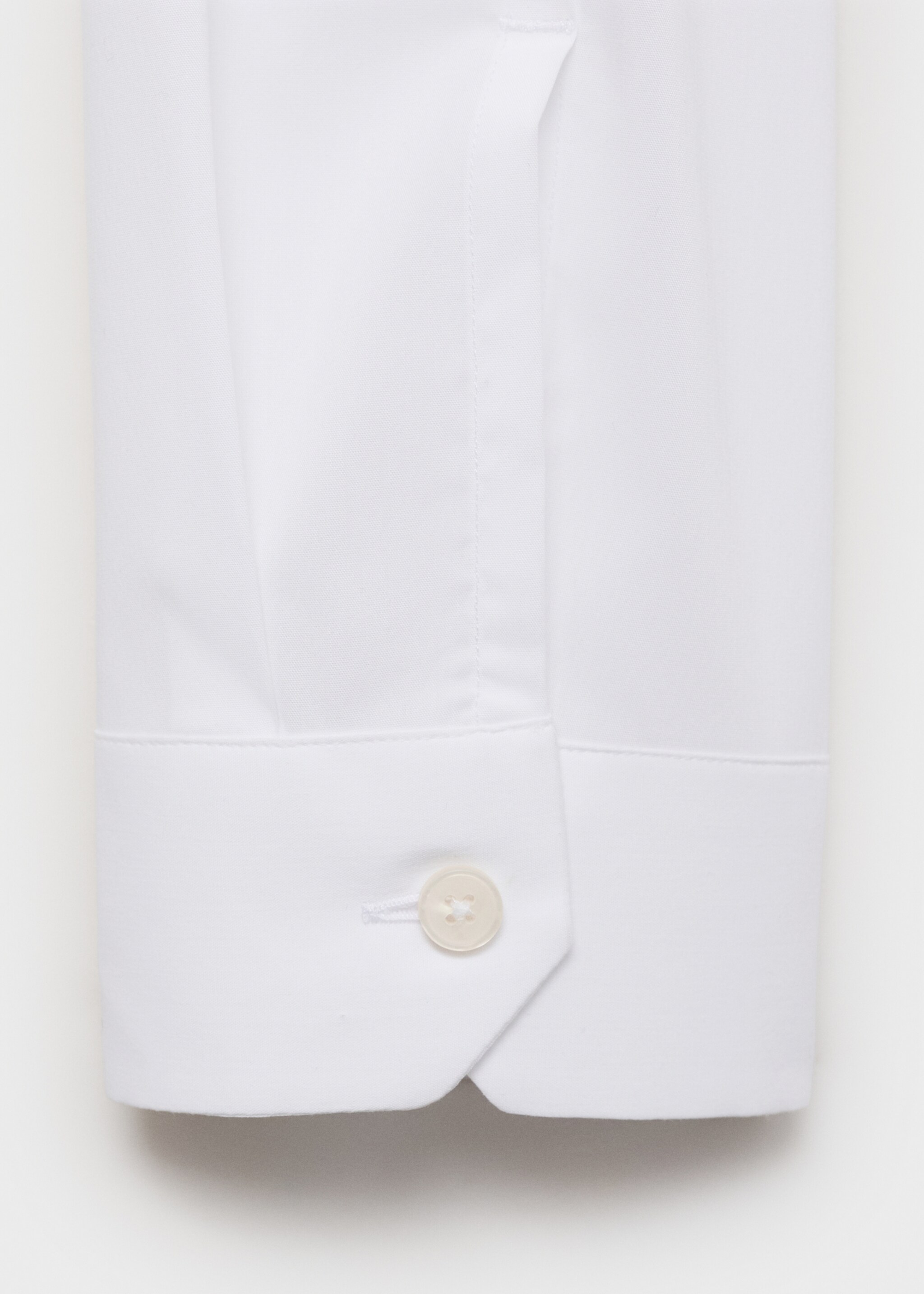 Comfort stretch non-iron shirt - Details of the article 0, White. Ref: 87004409-00.