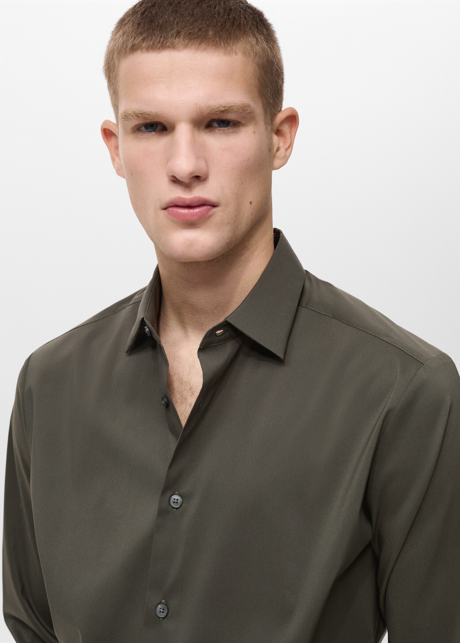 Comfort stretch non-iron shirt - Details of the article 1