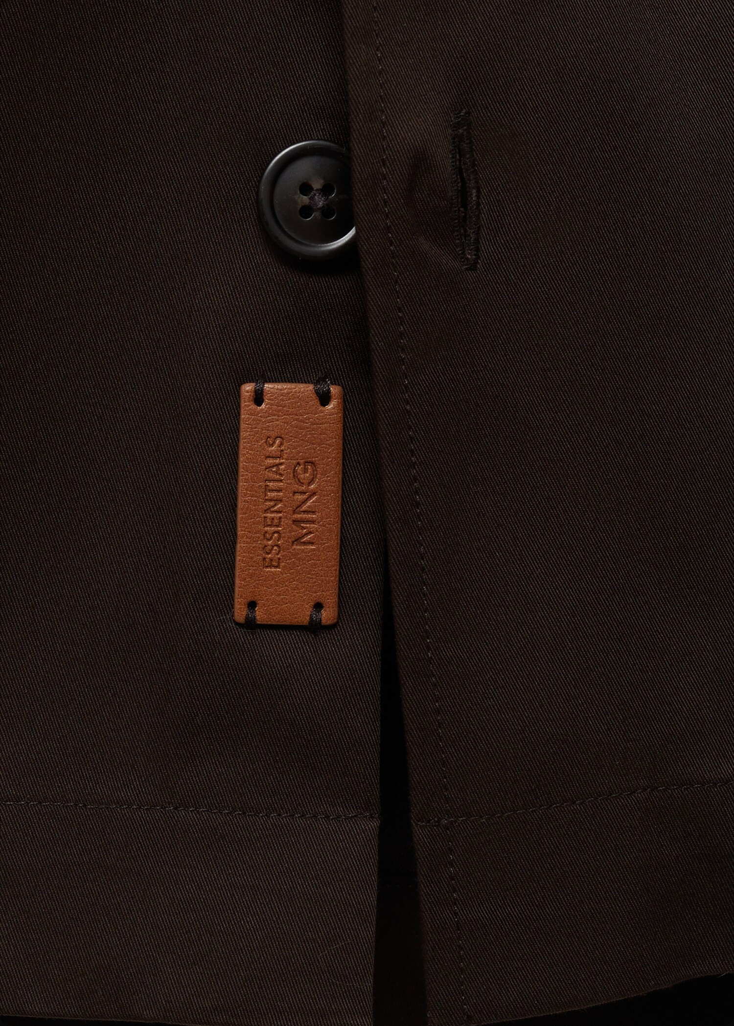 Regular-fit cotton overshirt with pockets - Details of the article 8