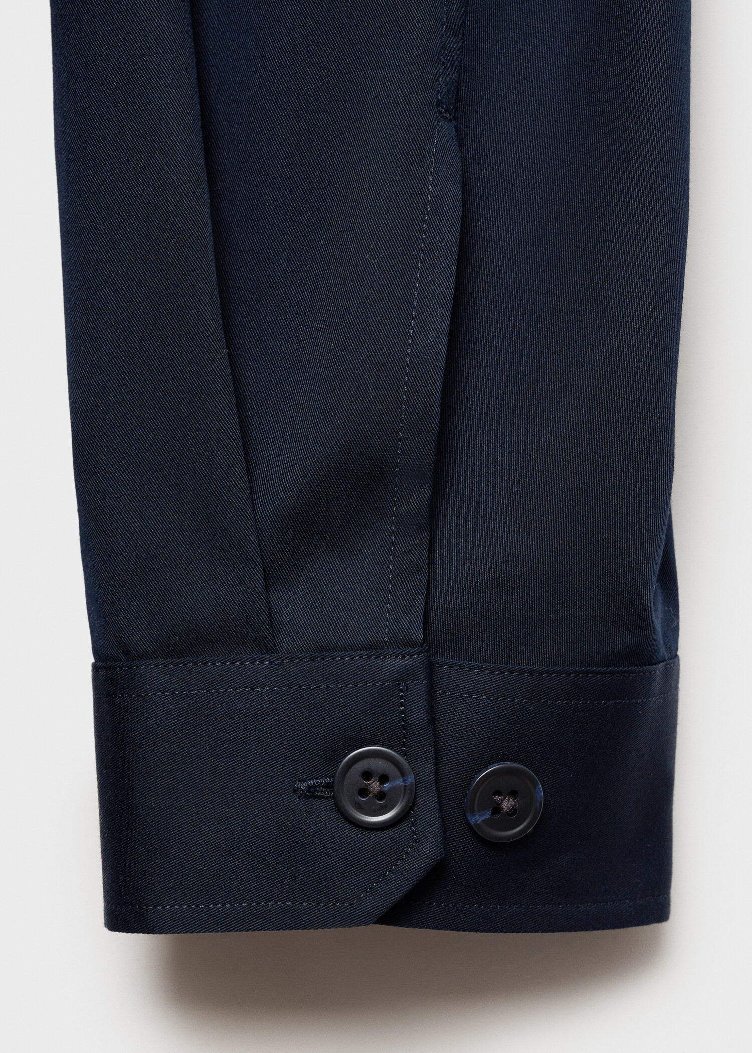 Regular-fit cotton overshirt with pockets - Details of the article 0