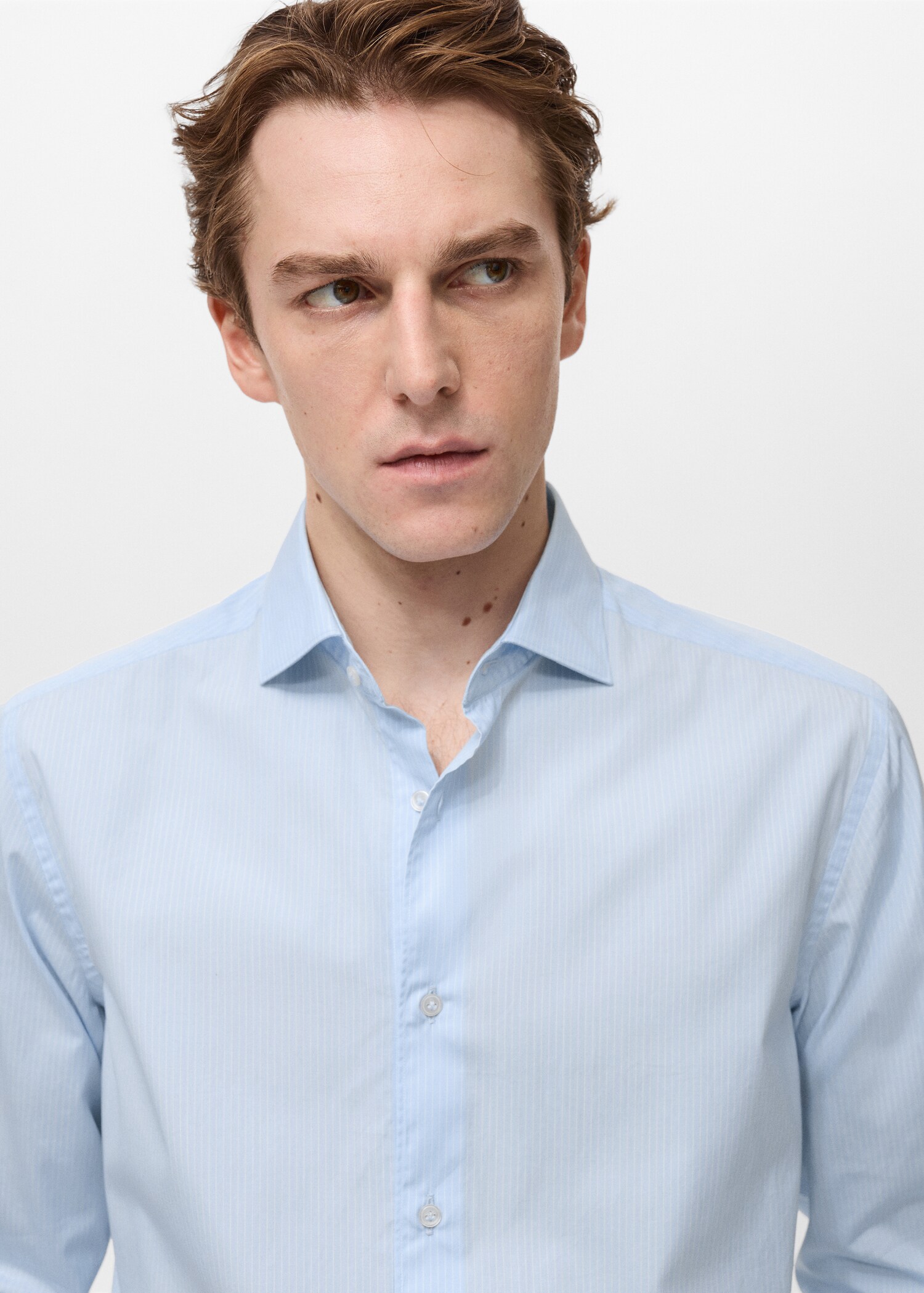 100% cotton striped shirt - Details of the article 1