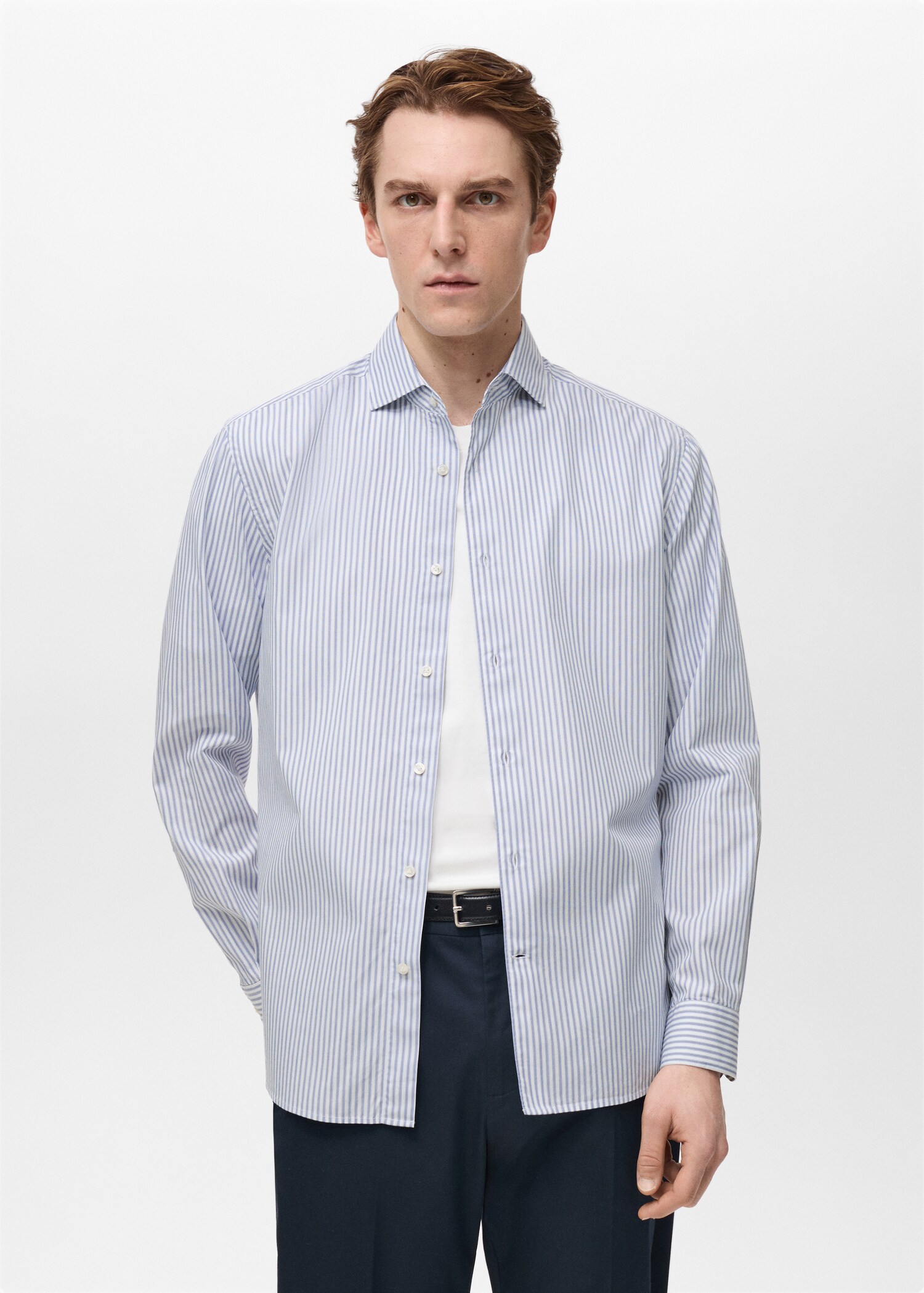 100% cotton striped shirt - Medium plane