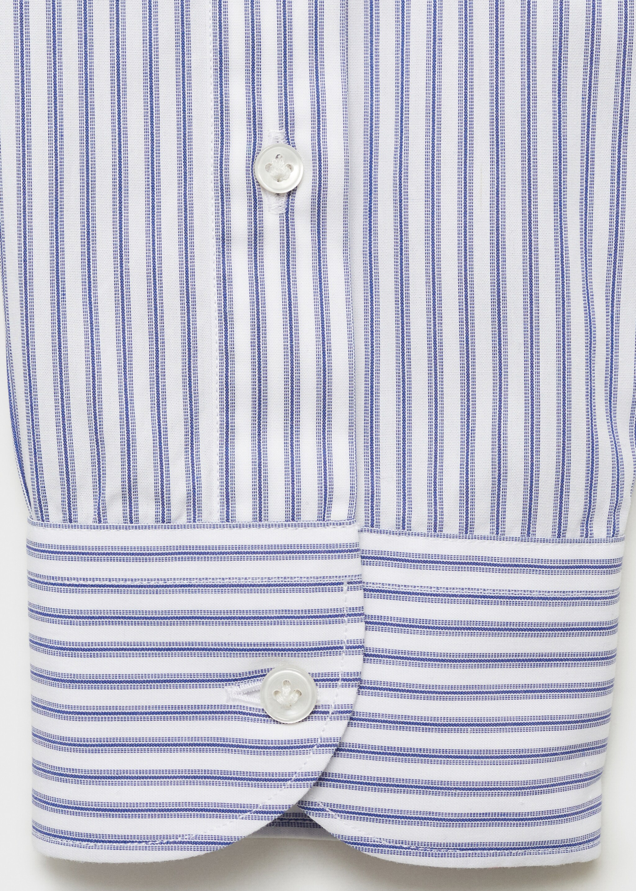 100% cotton striped shirt - Details of the article 0, Blue. Ref: 87004411-00.