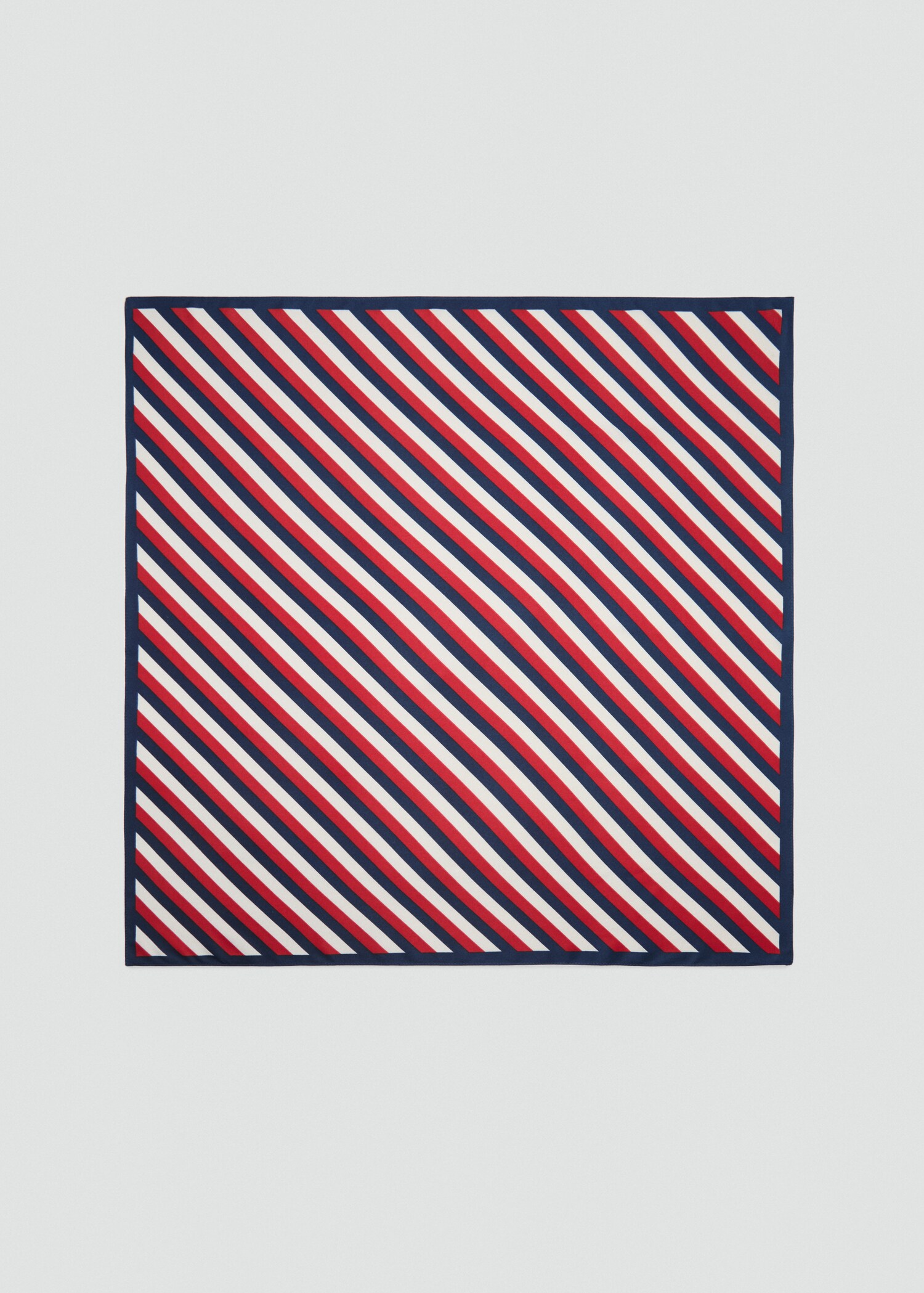 Multi-coloured striped scarf - Article without model