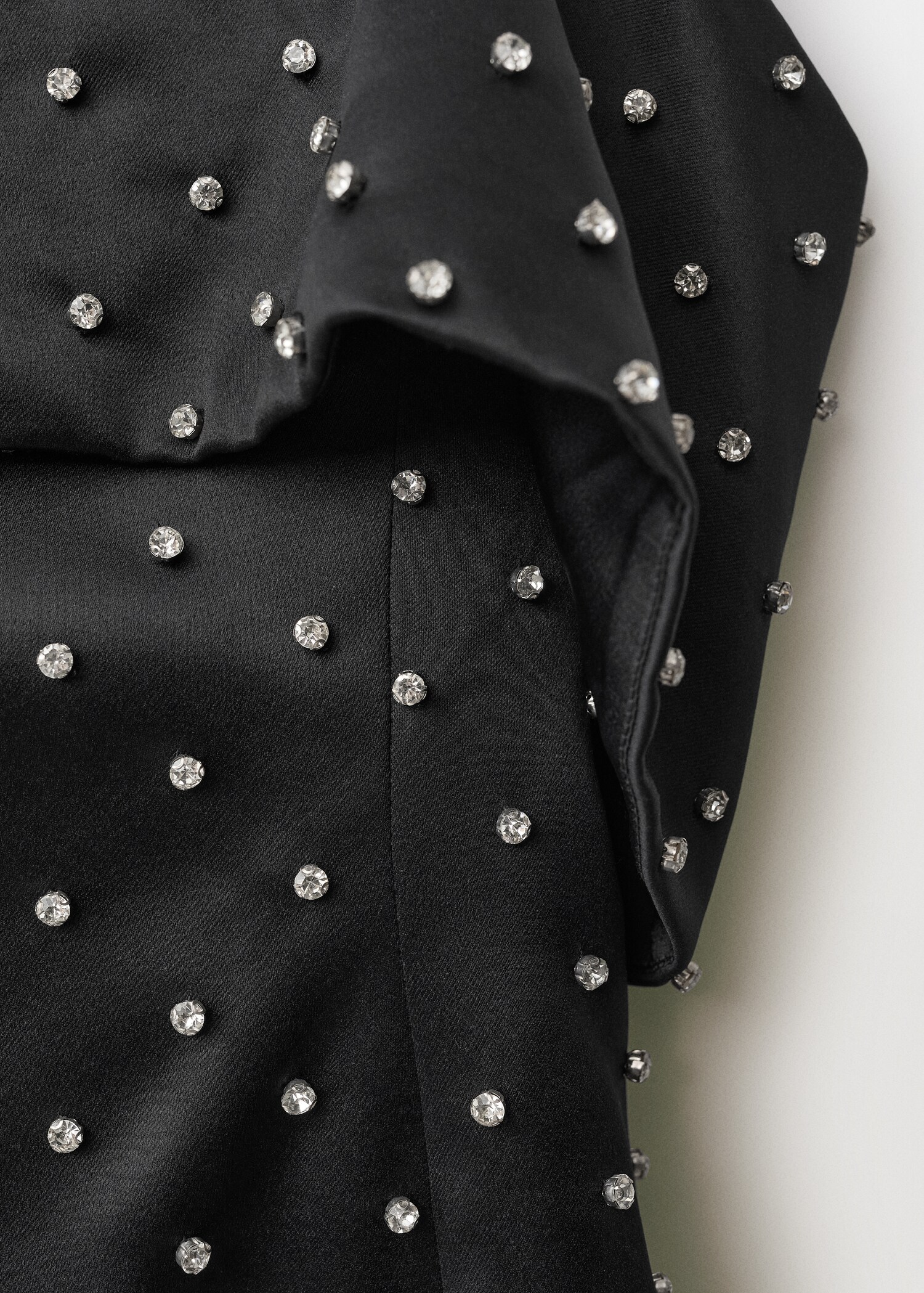 Vestido palabra de honor apliques brillantes - Detalle del artículo 8