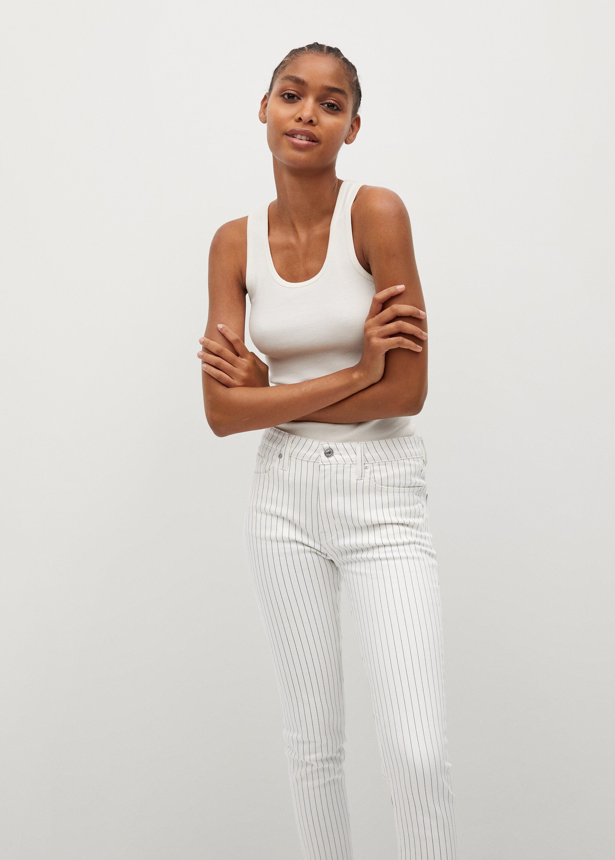 Kratší džíny Isa střihu skinny - Detail zboží 1
