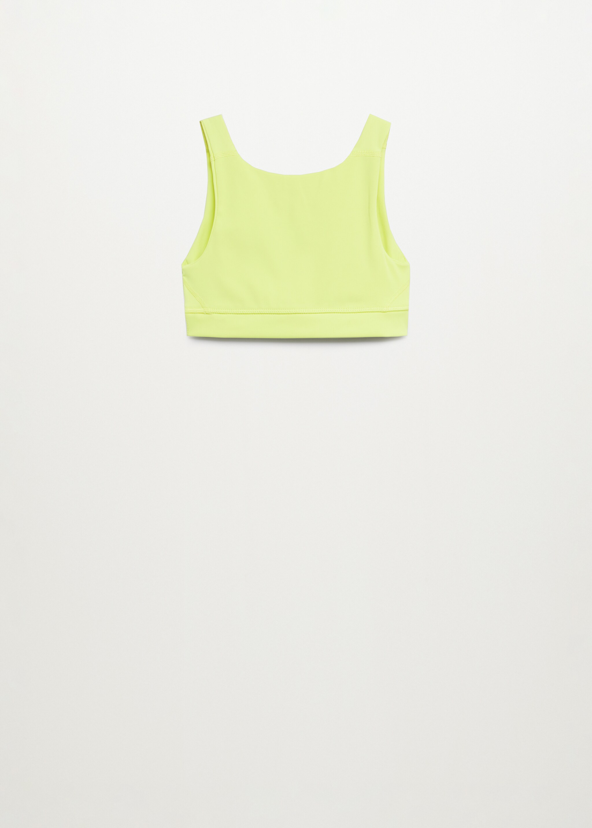 Top crop deportivo - Reverso del artículo