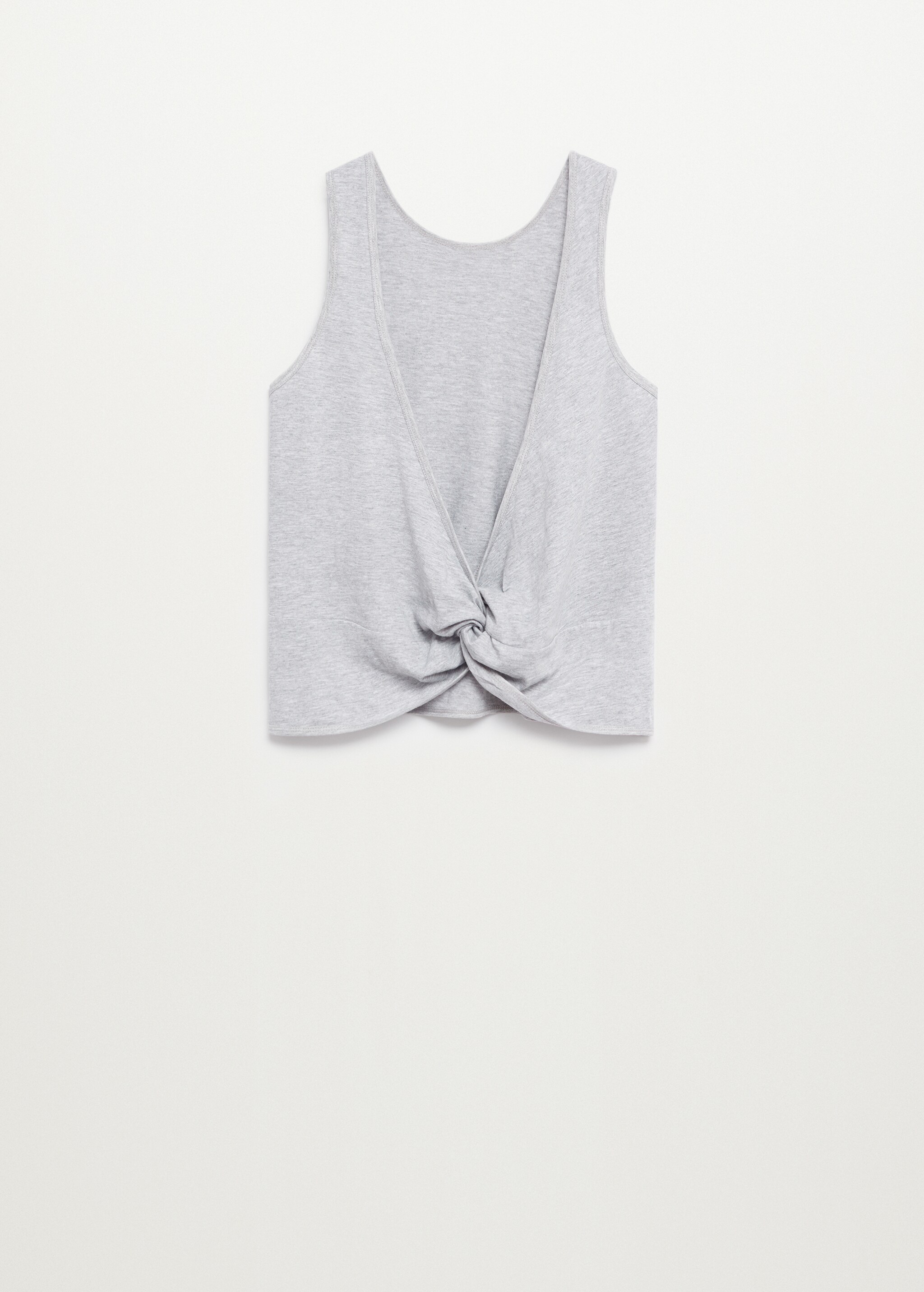 Camiseta abertura espalda - Reverso del artículo