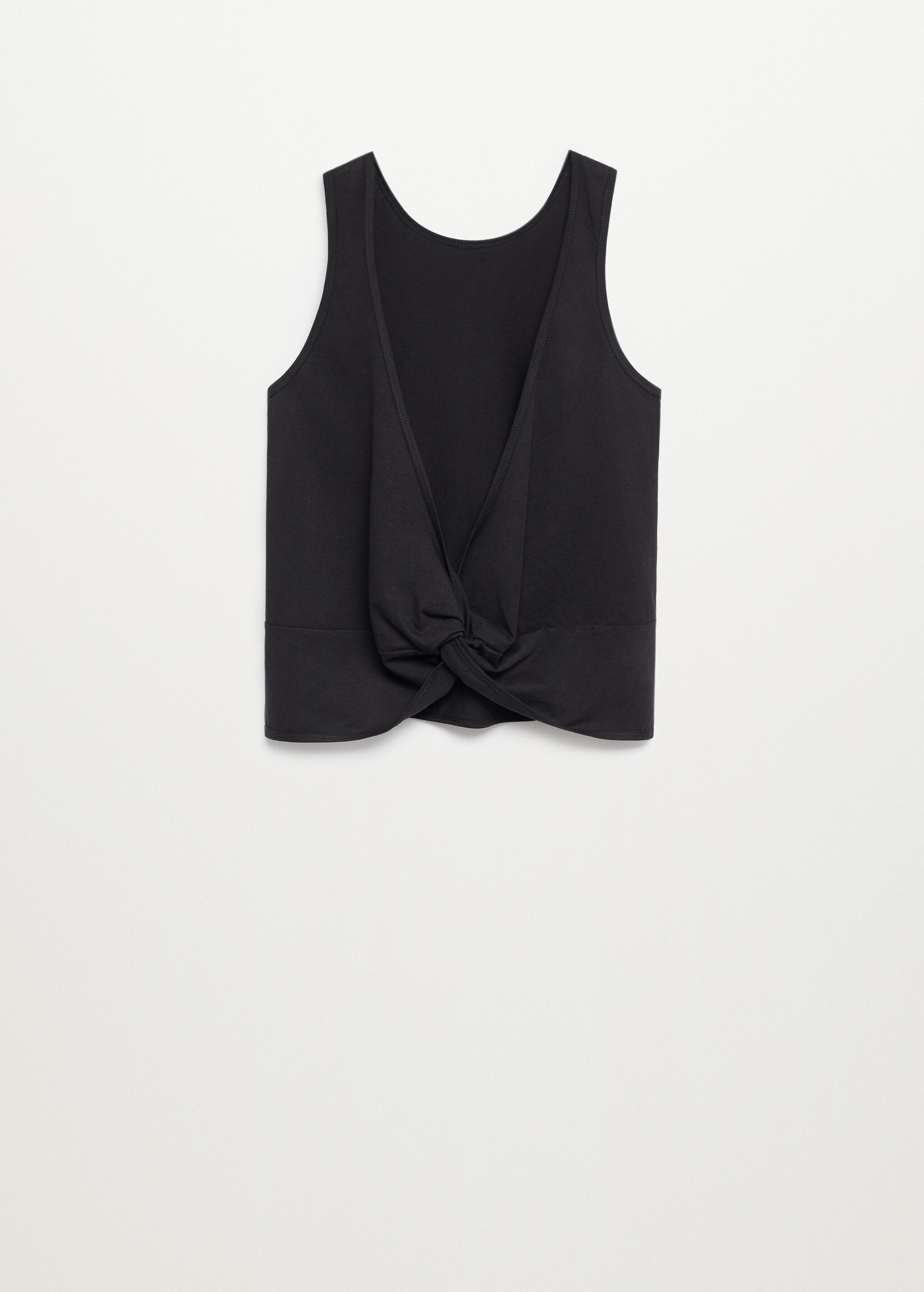 Camiseta abertura espalda - Reverso del artículo