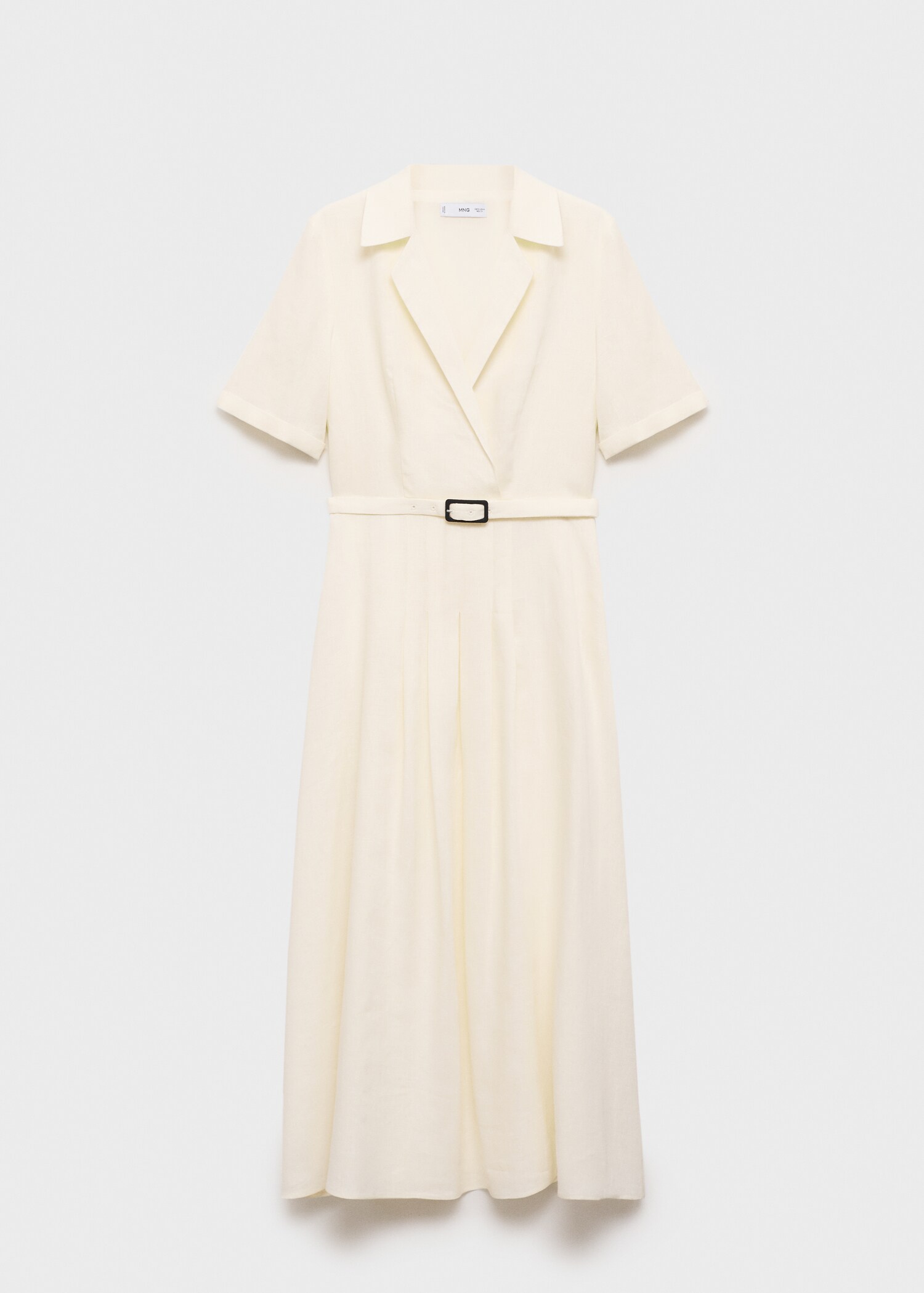 Belt linen dress - Article without model