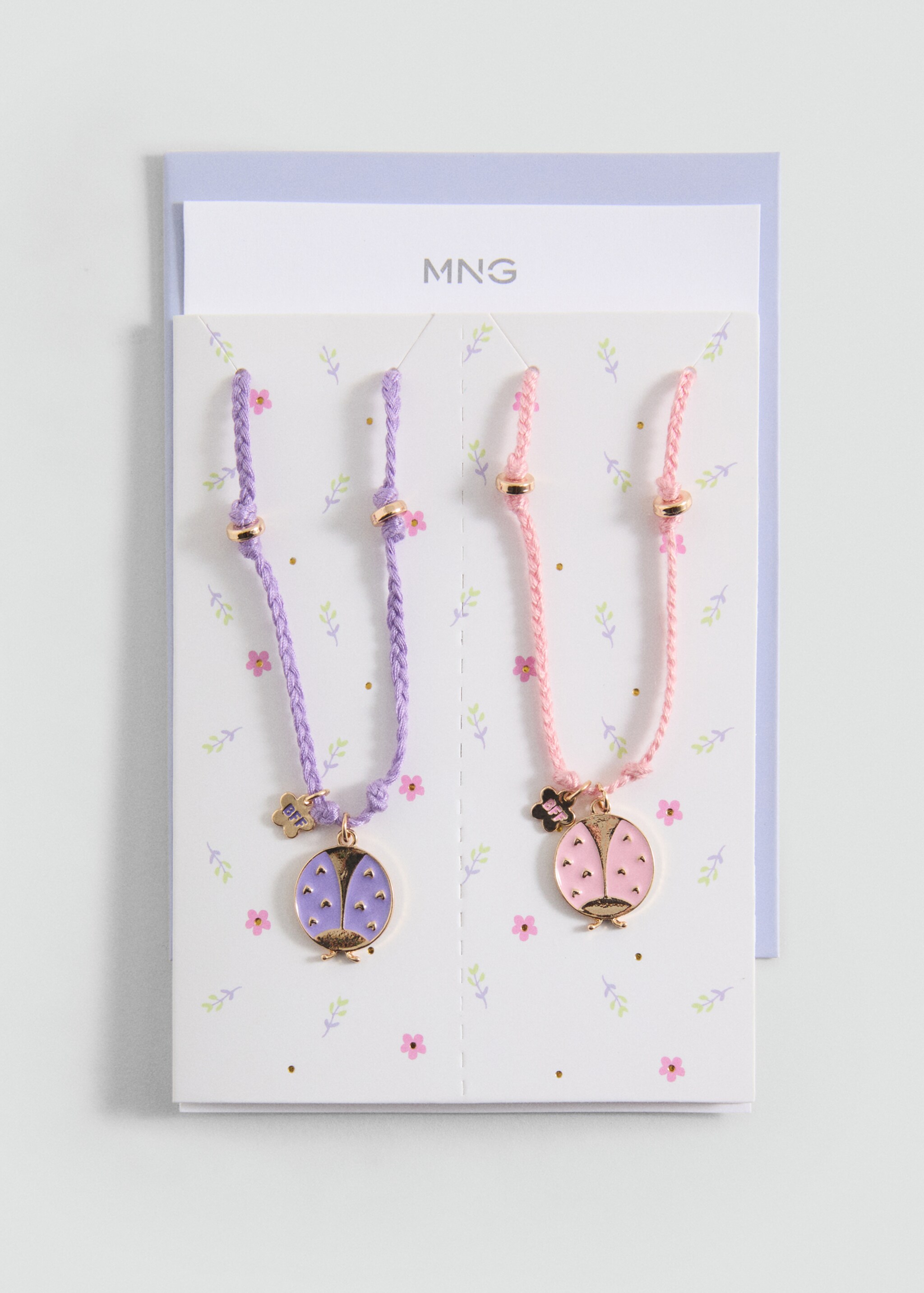 Pack 2 collares combinados - Detalle del artículo 1, Rosa. Ref: 87004800-00.