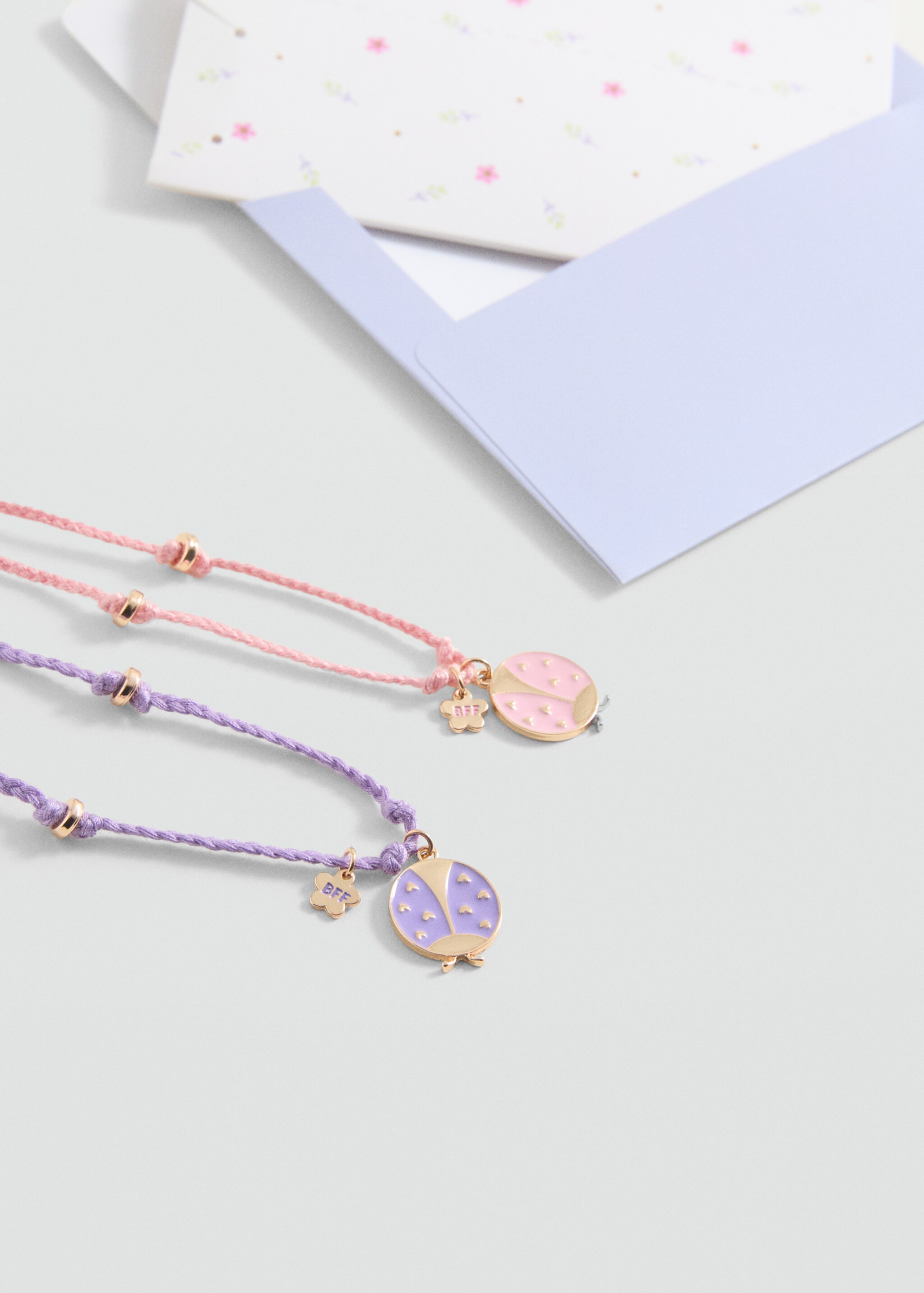 Pack 2 collares combinados - Detalle del artículo 2, Rosa. Ref: 87004800-00.