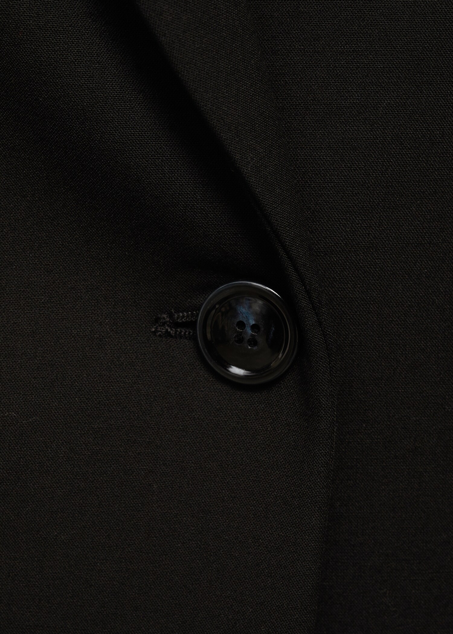 Long structured wool coat - Details of the article 0