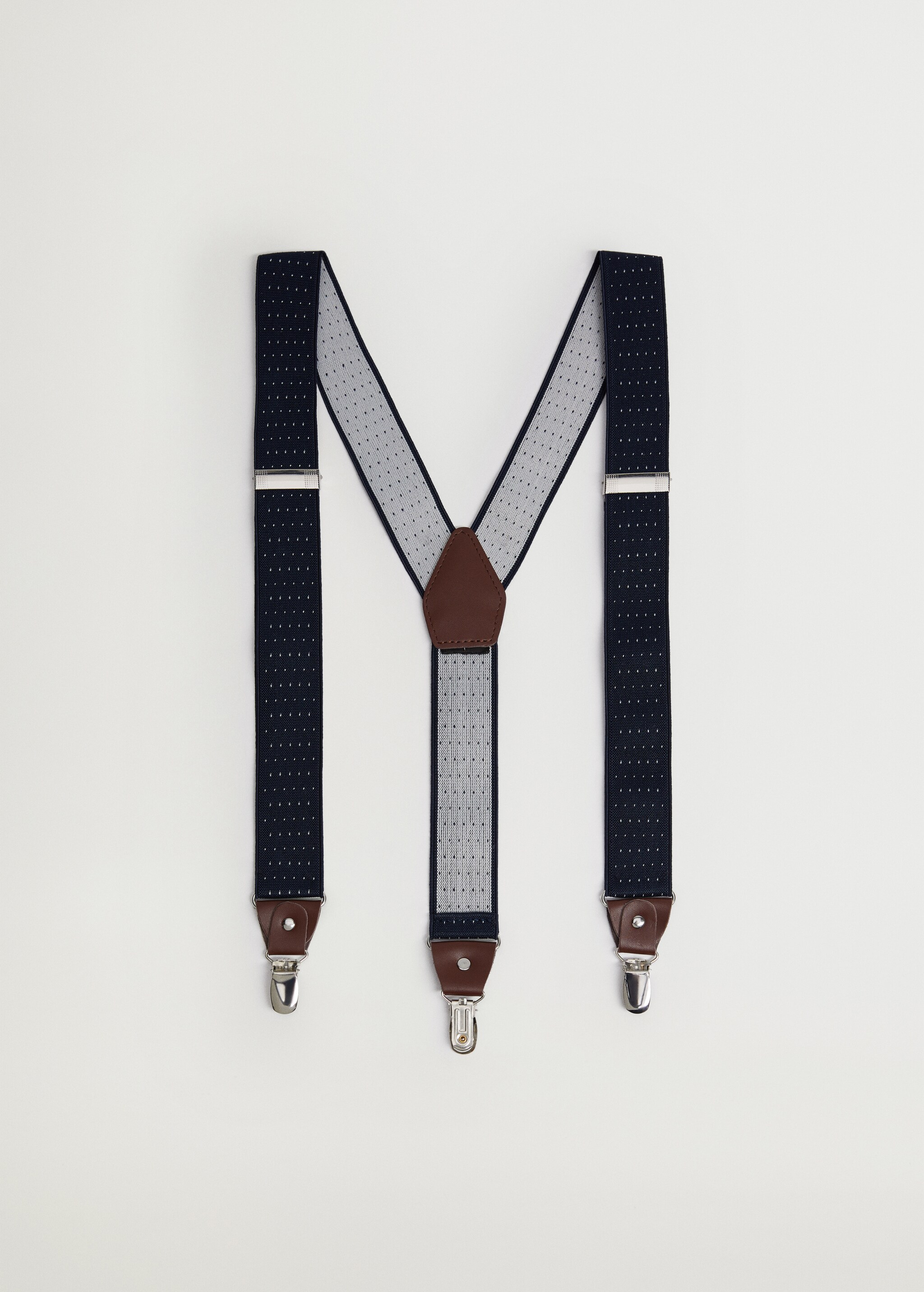 Leather detail elastic braces - Article without model