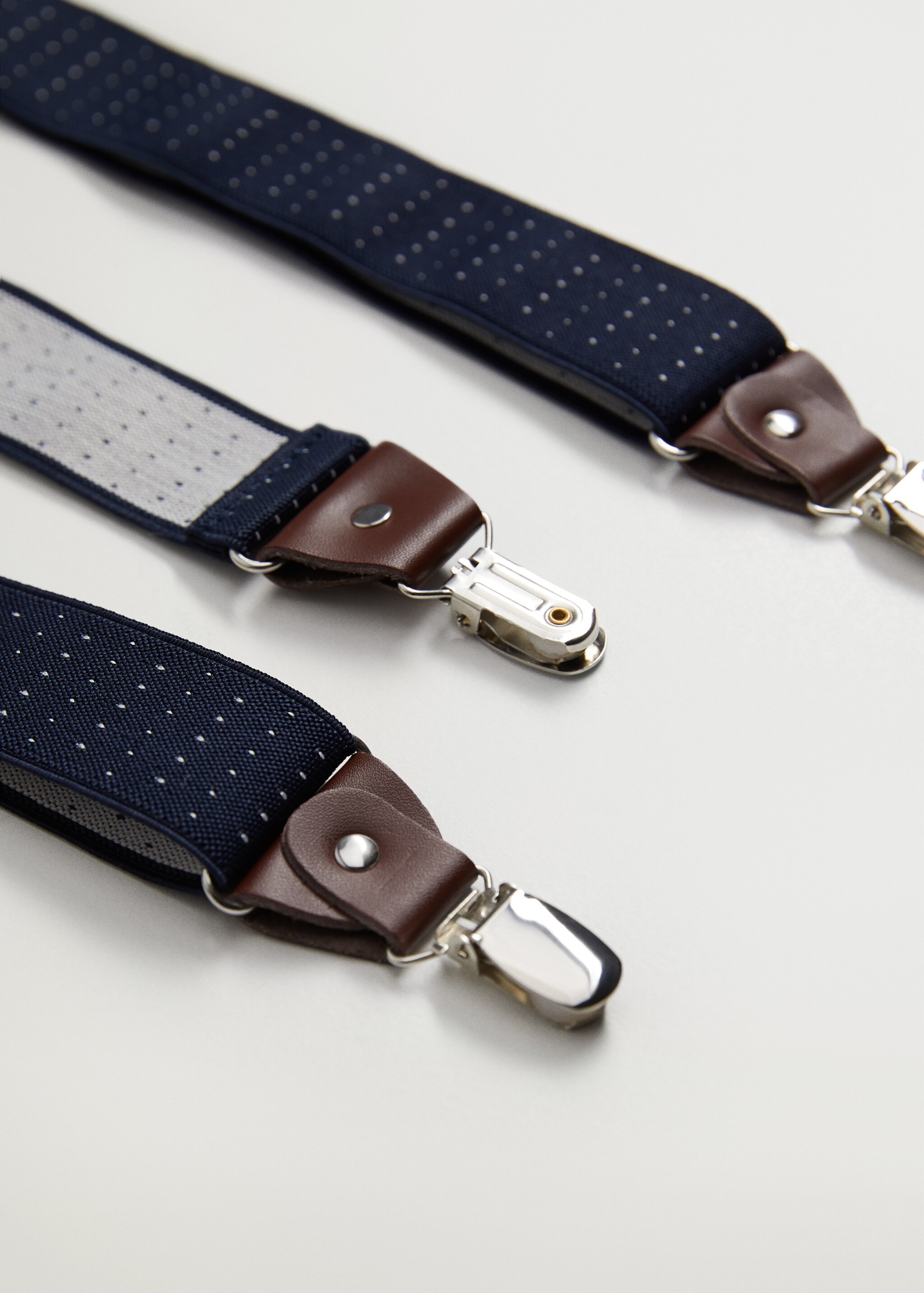 Leather detail elastic braces - Details of the article 2