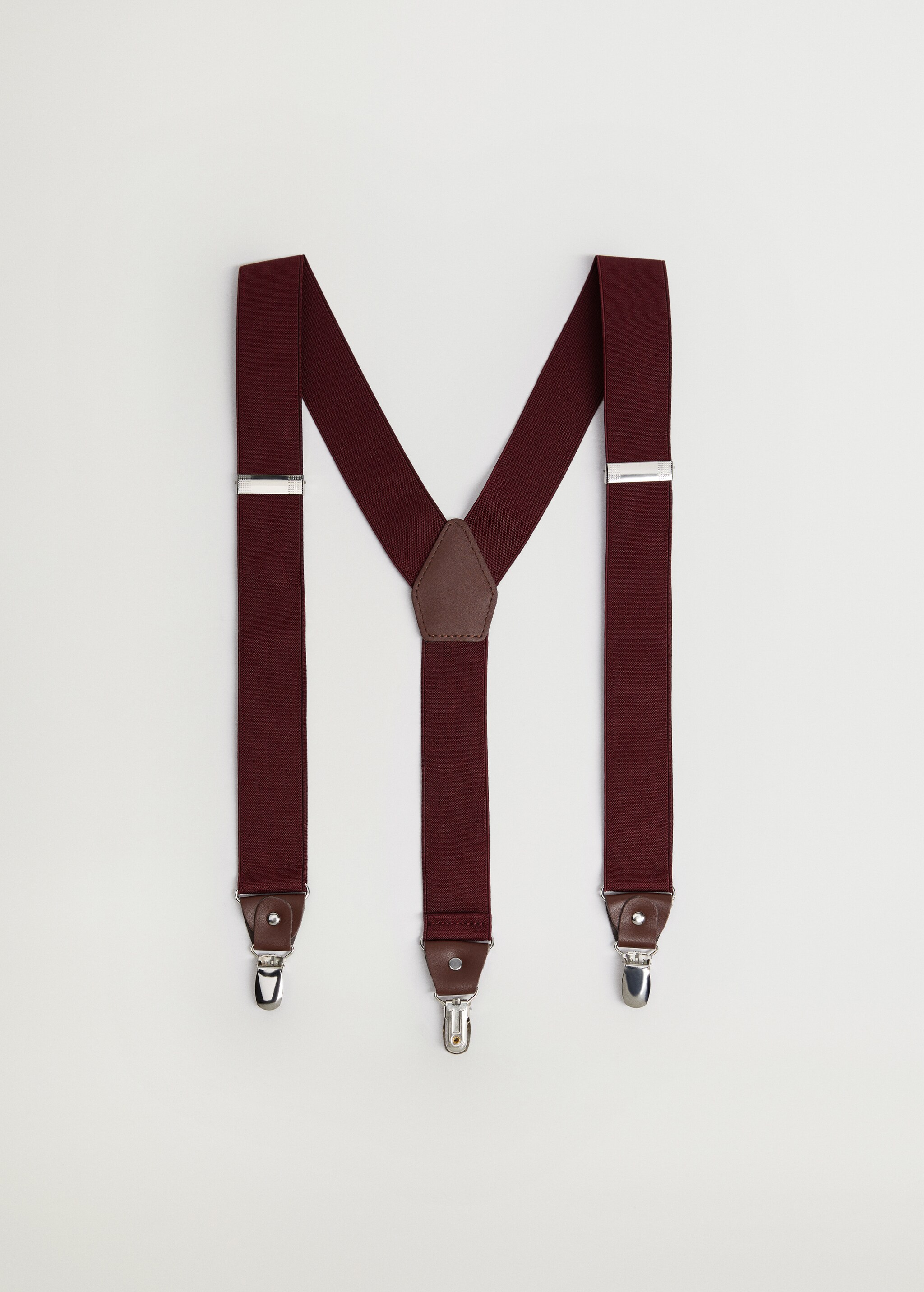 Leather detail elastic braces - Article without model