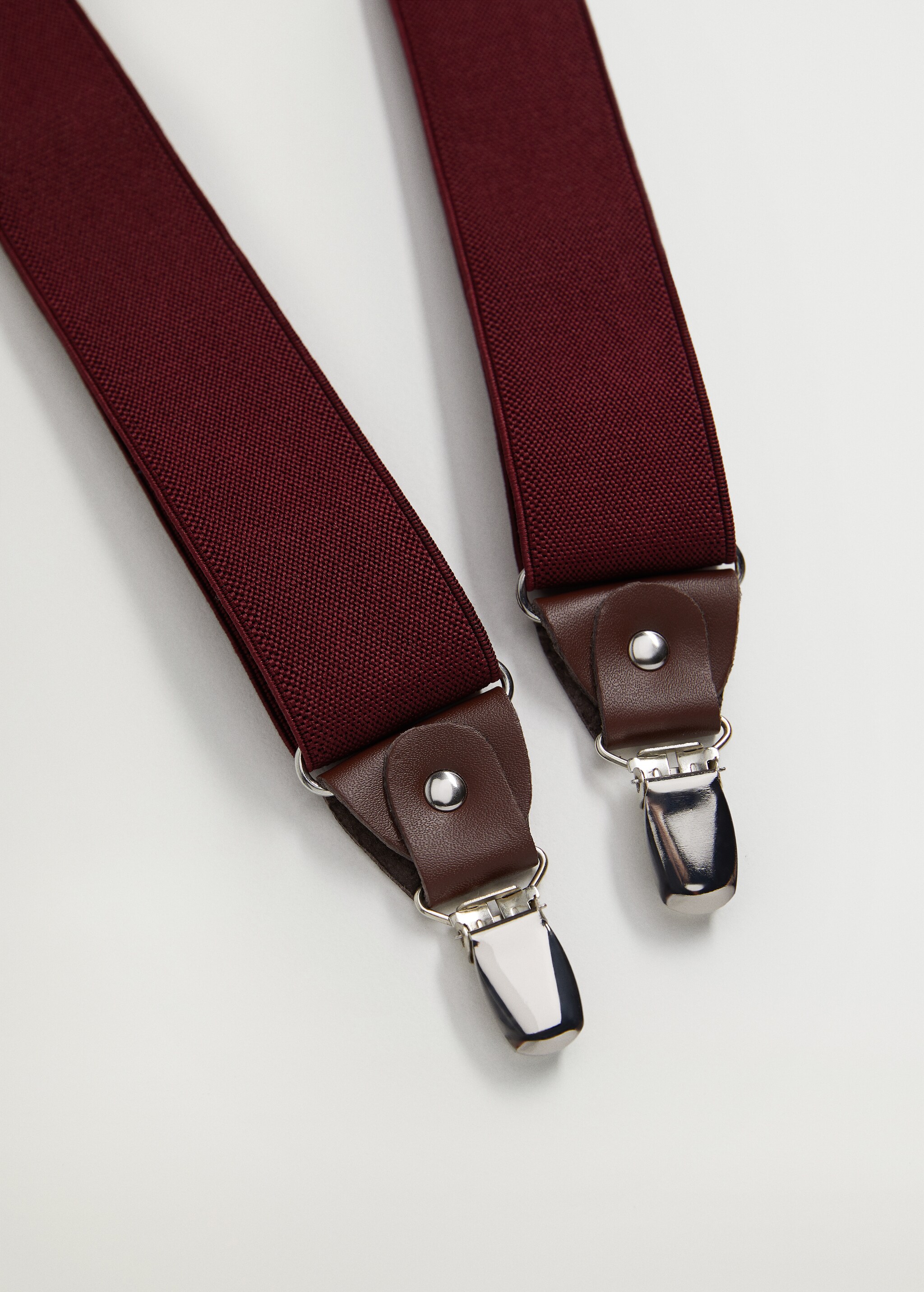 Leather detail elastic braces - Details of the article 2