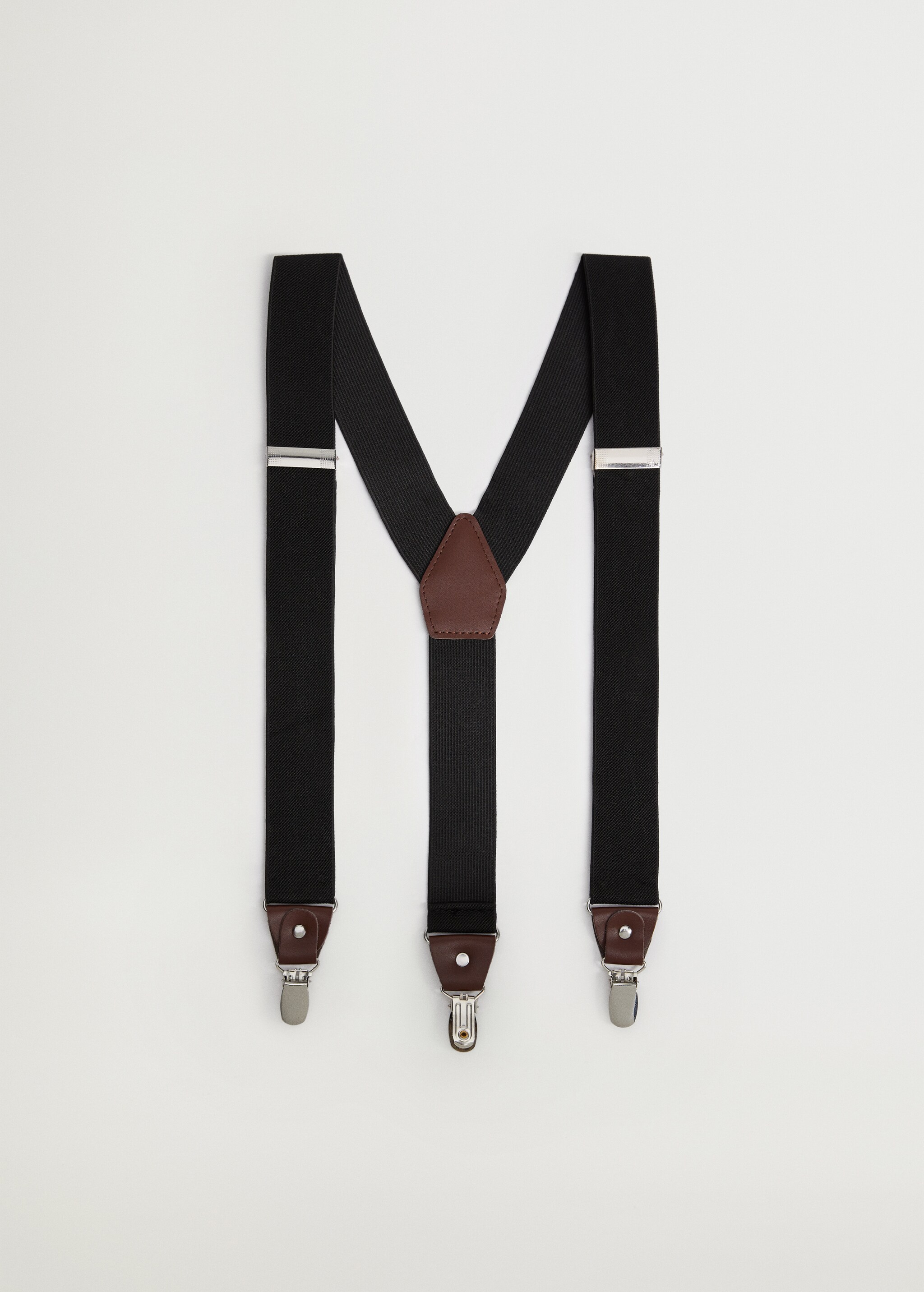 Leather detail elastic braces - Article without model