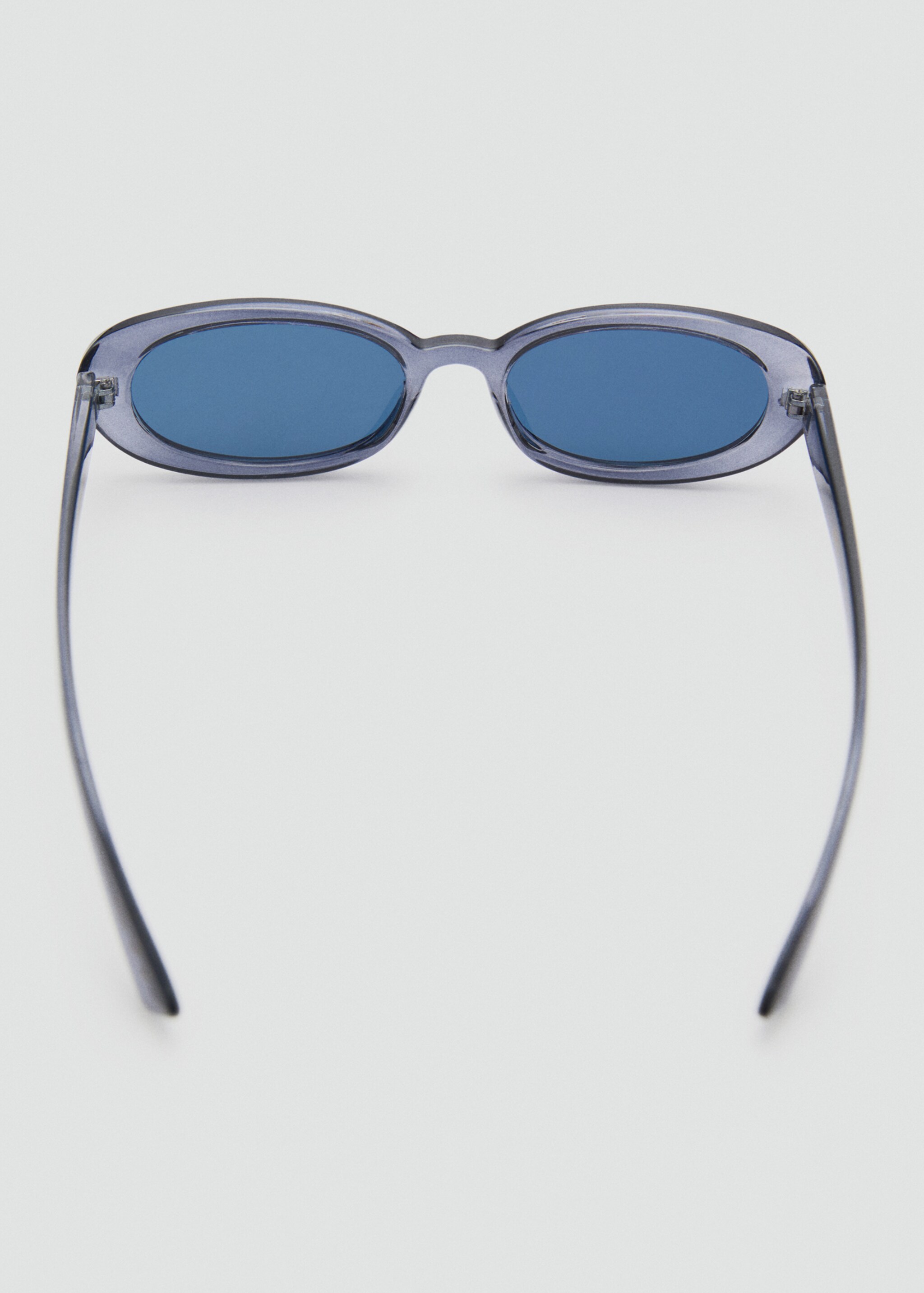 Zonnebril met ovale montuur - Detail van het artikel 1, Blauw. Ref: 87005140-00.