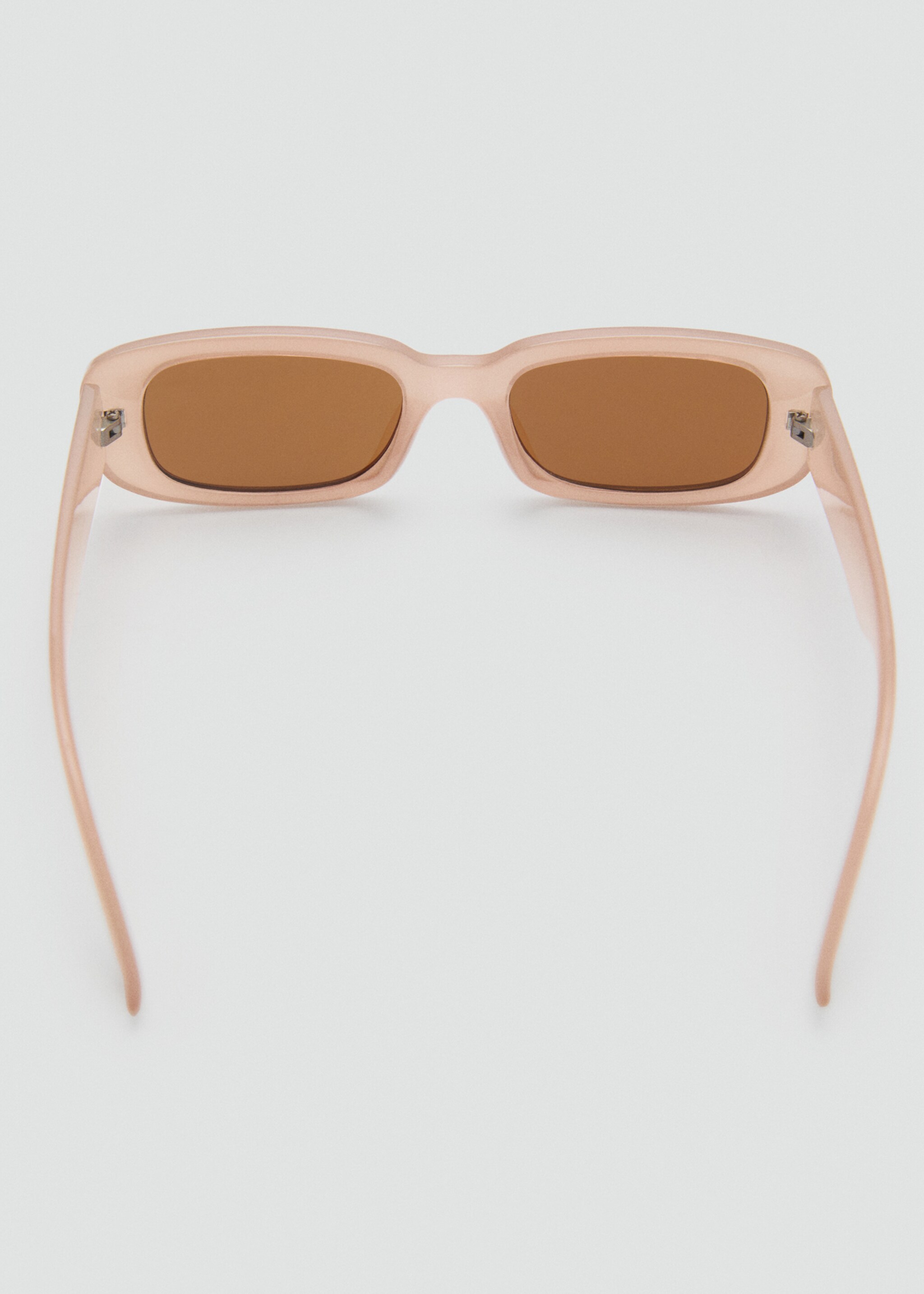 Rectangular sunglasses - Details of the article 1, Beige. Ref: 87005142-00.