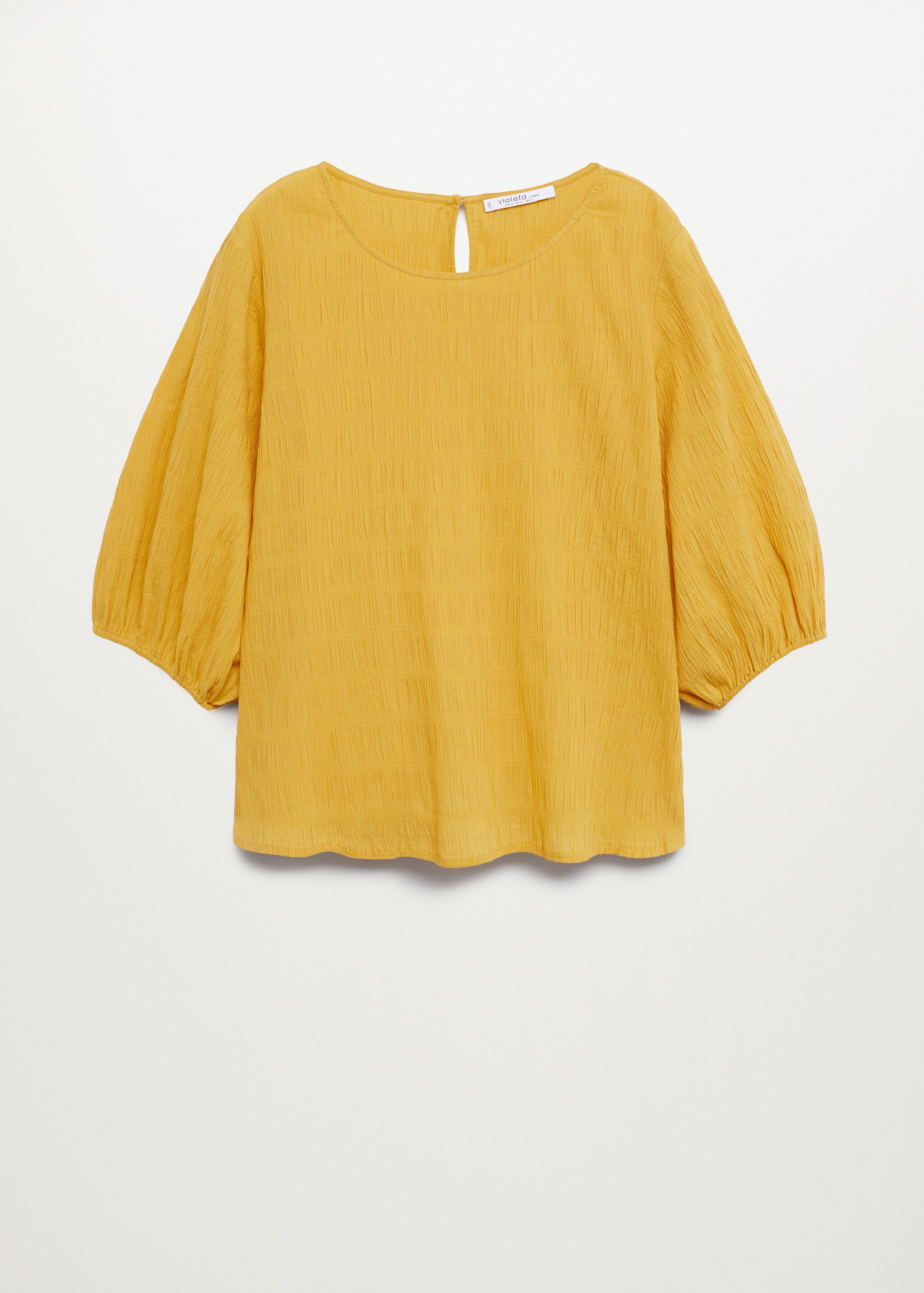Blusa textura algodón - Artículo sin modelo