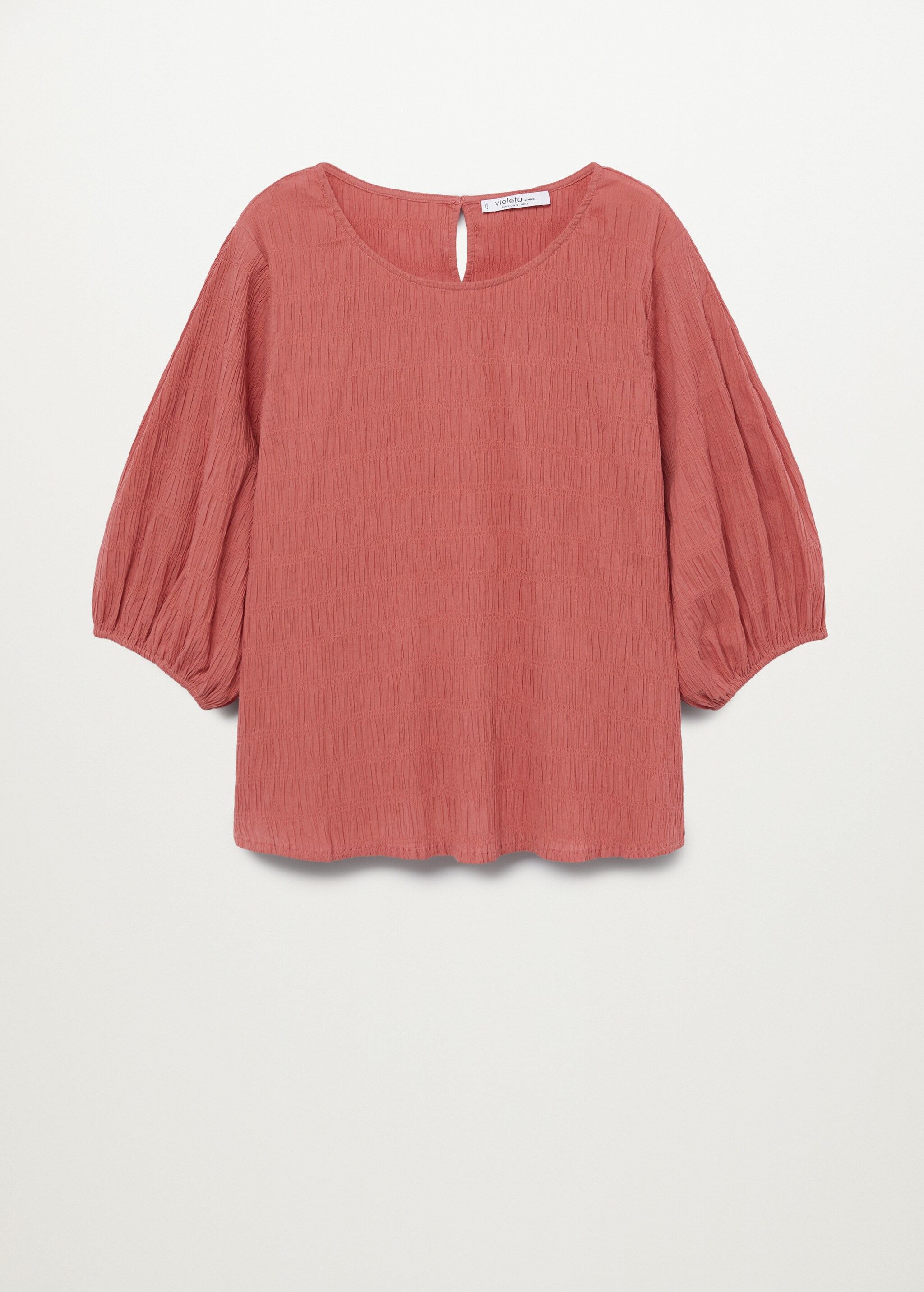 Blusa textura algodón - Artículo sin modelo
