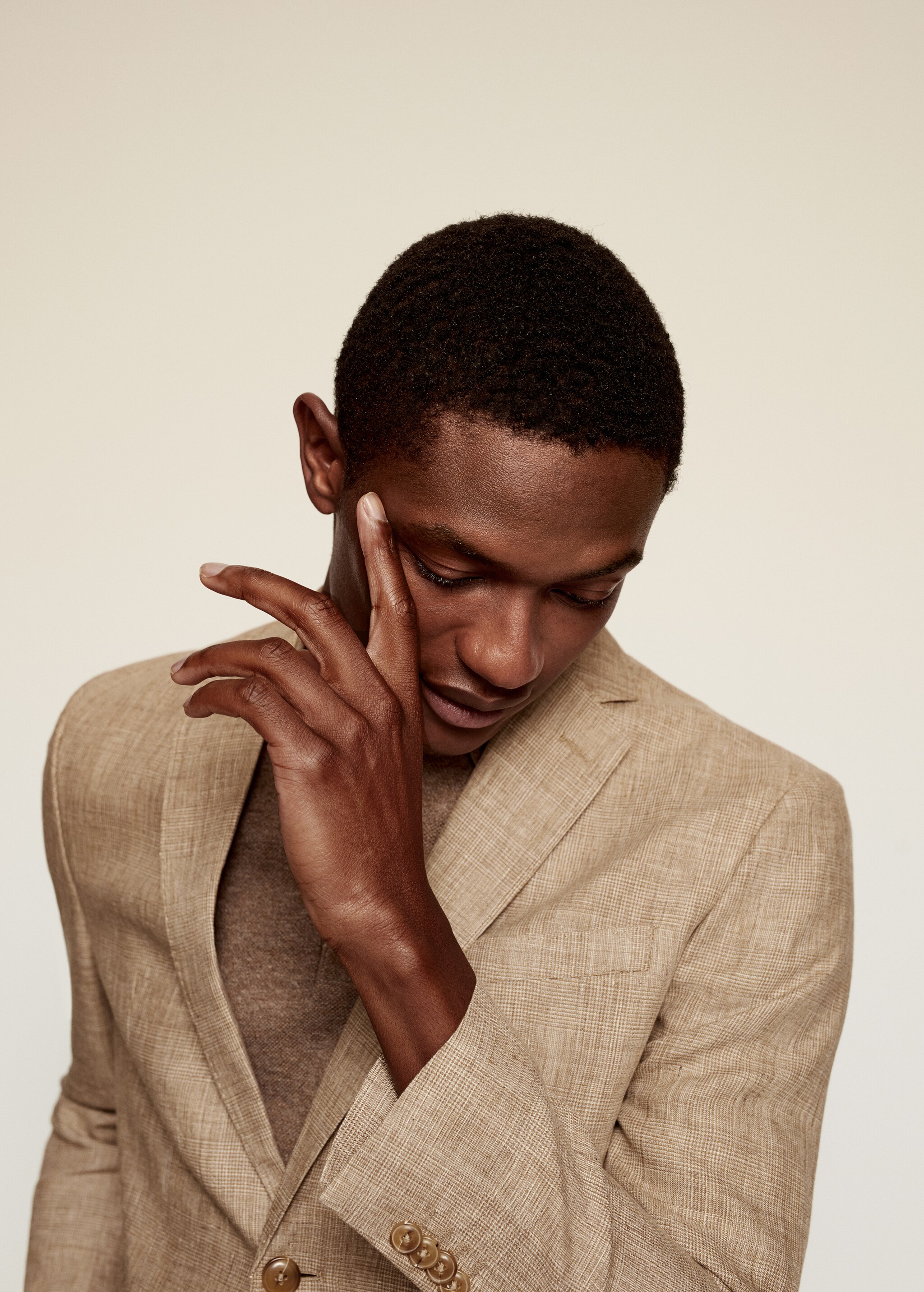 Veste de costume slim fit lin - Détail de l'article 1