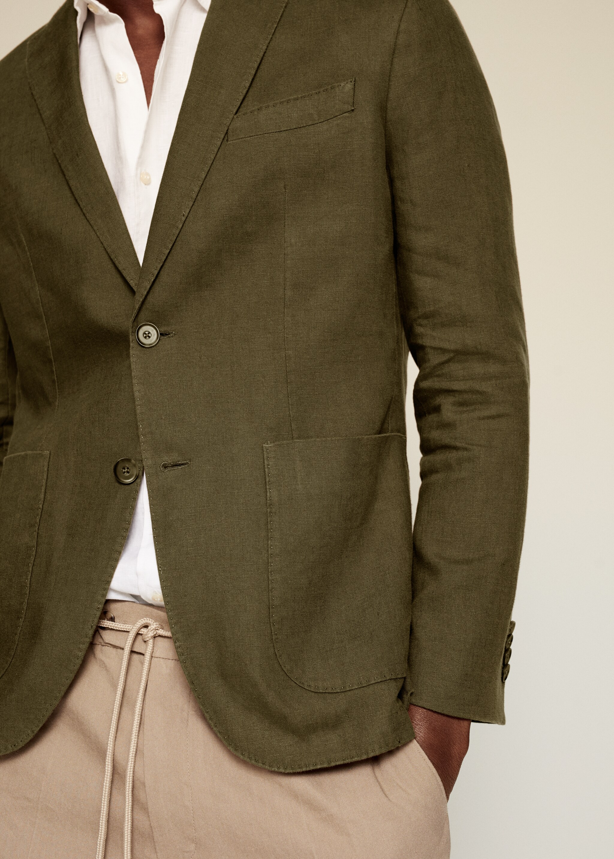 Americana slim fit 100% lino - Detalle del artículo 3