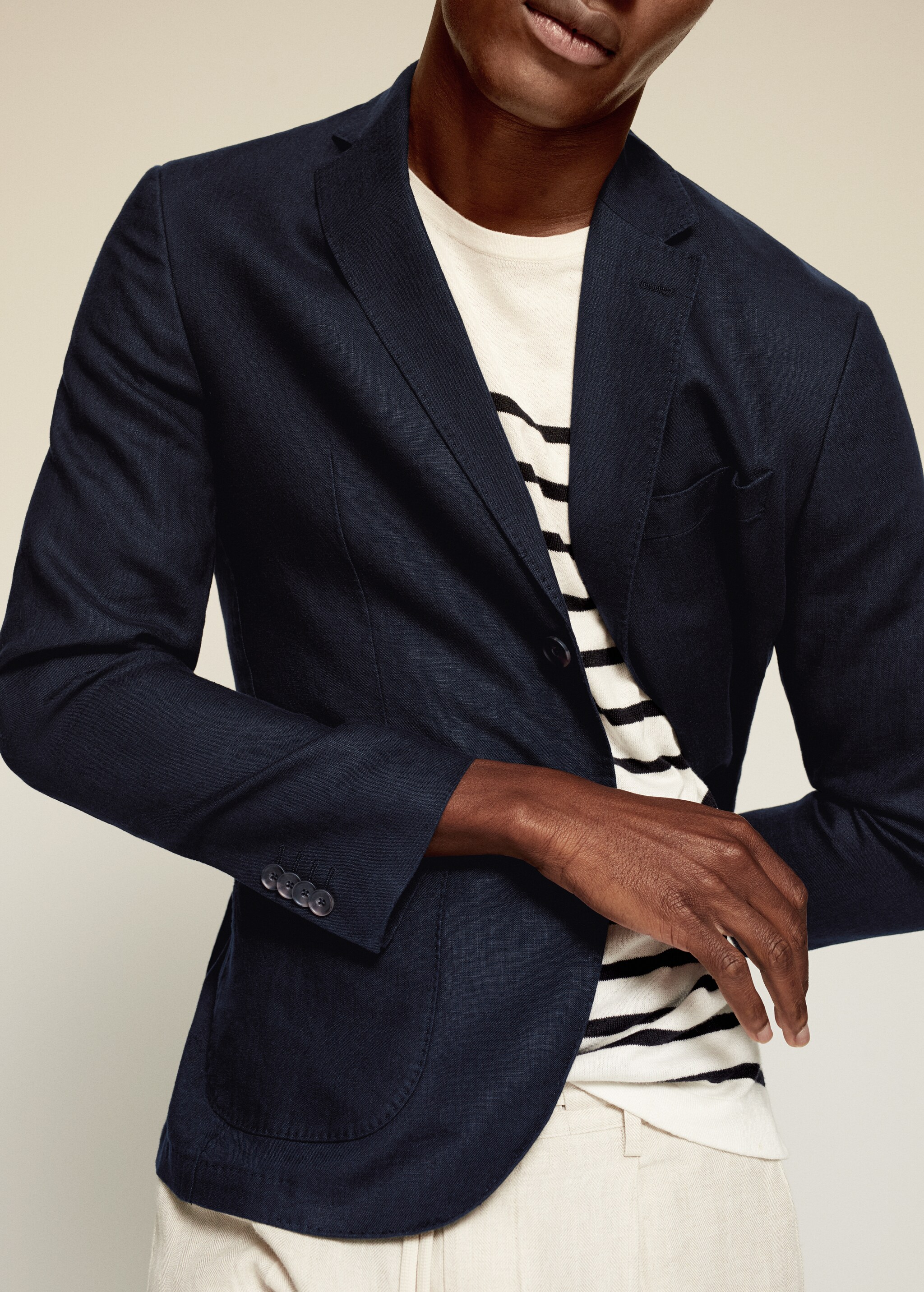 Americana slim fit 100% lino - Detalle del artículo 2