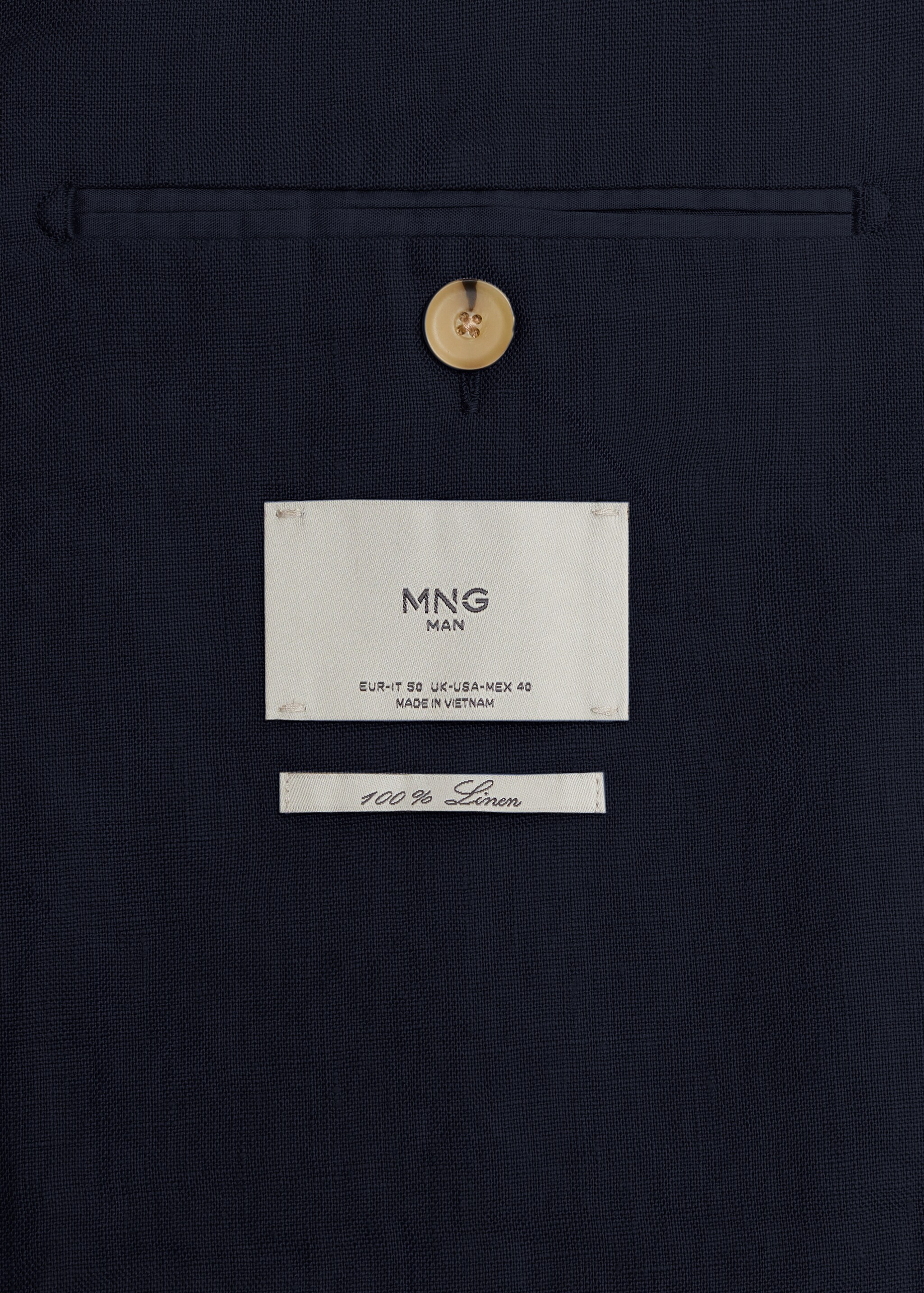 Americana slim fit 100% lino - Detalle del artículo 7