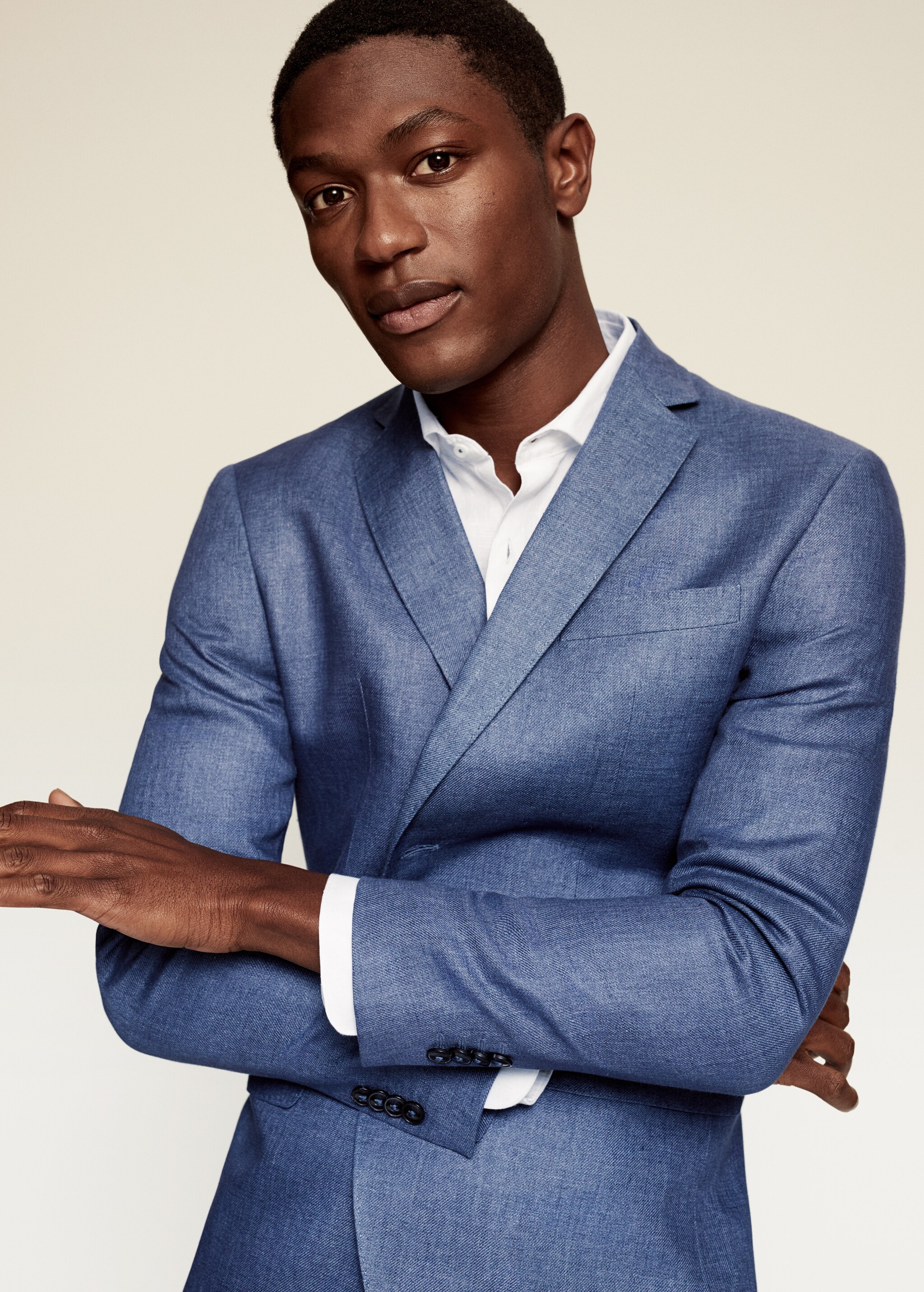 Veste de costume slim fit lin - Détail de l'article 2