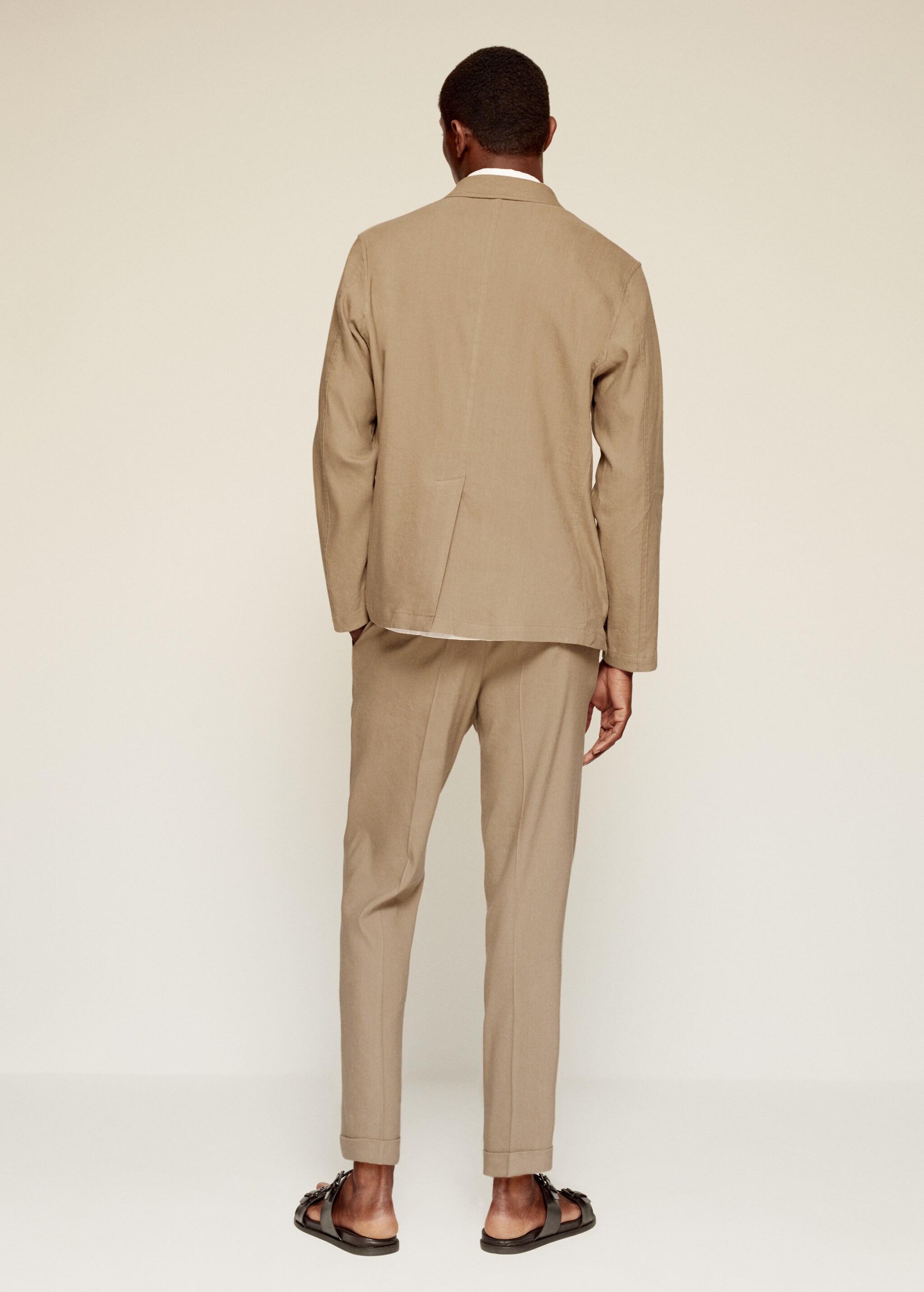 Americana slim fit lino - Reverso del artículo