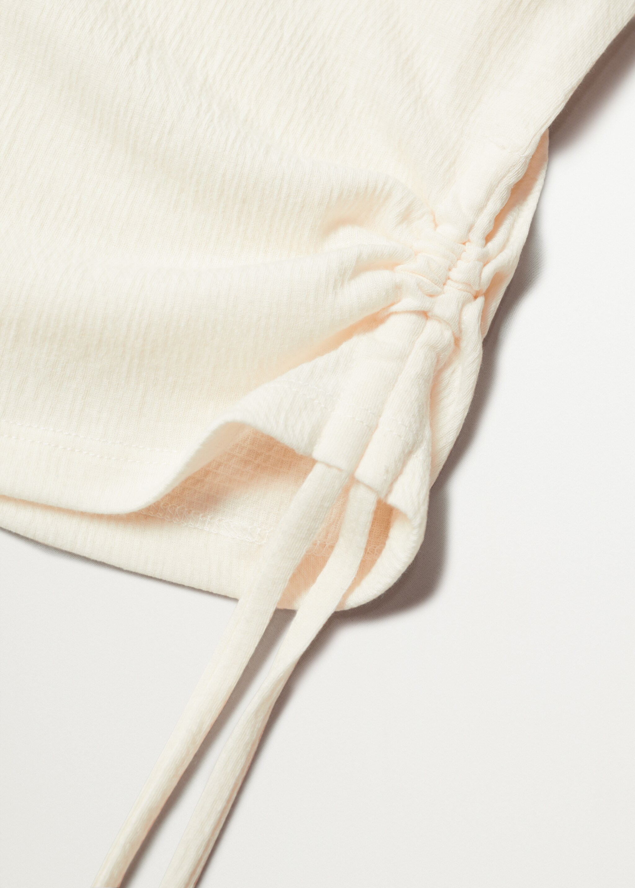 T-shirt with adjustable drawstring  - Details of the article 8