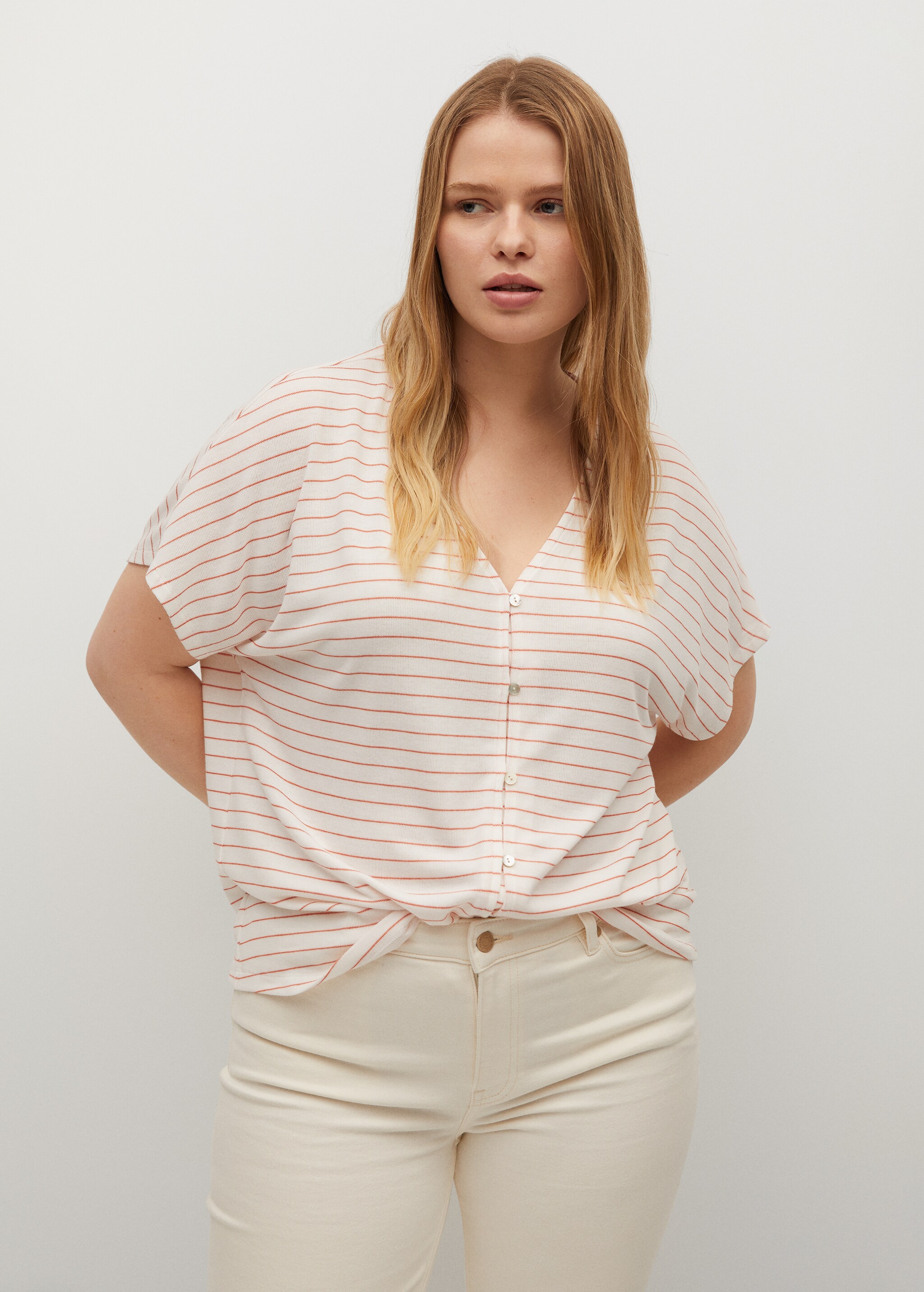 Buttons t-shirt - Medium plane