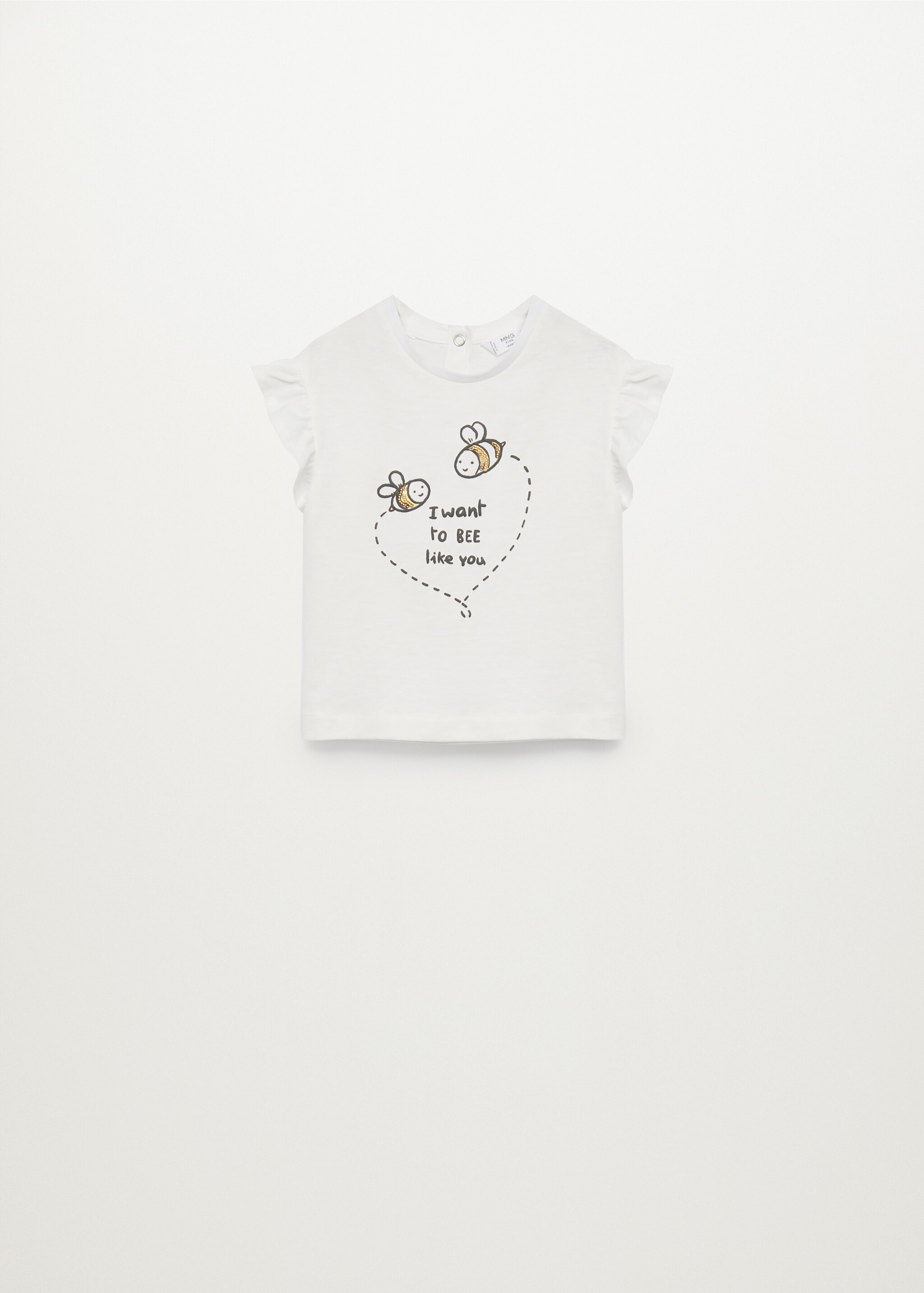 Camiseta estampada volantes - Artículo sin modelo