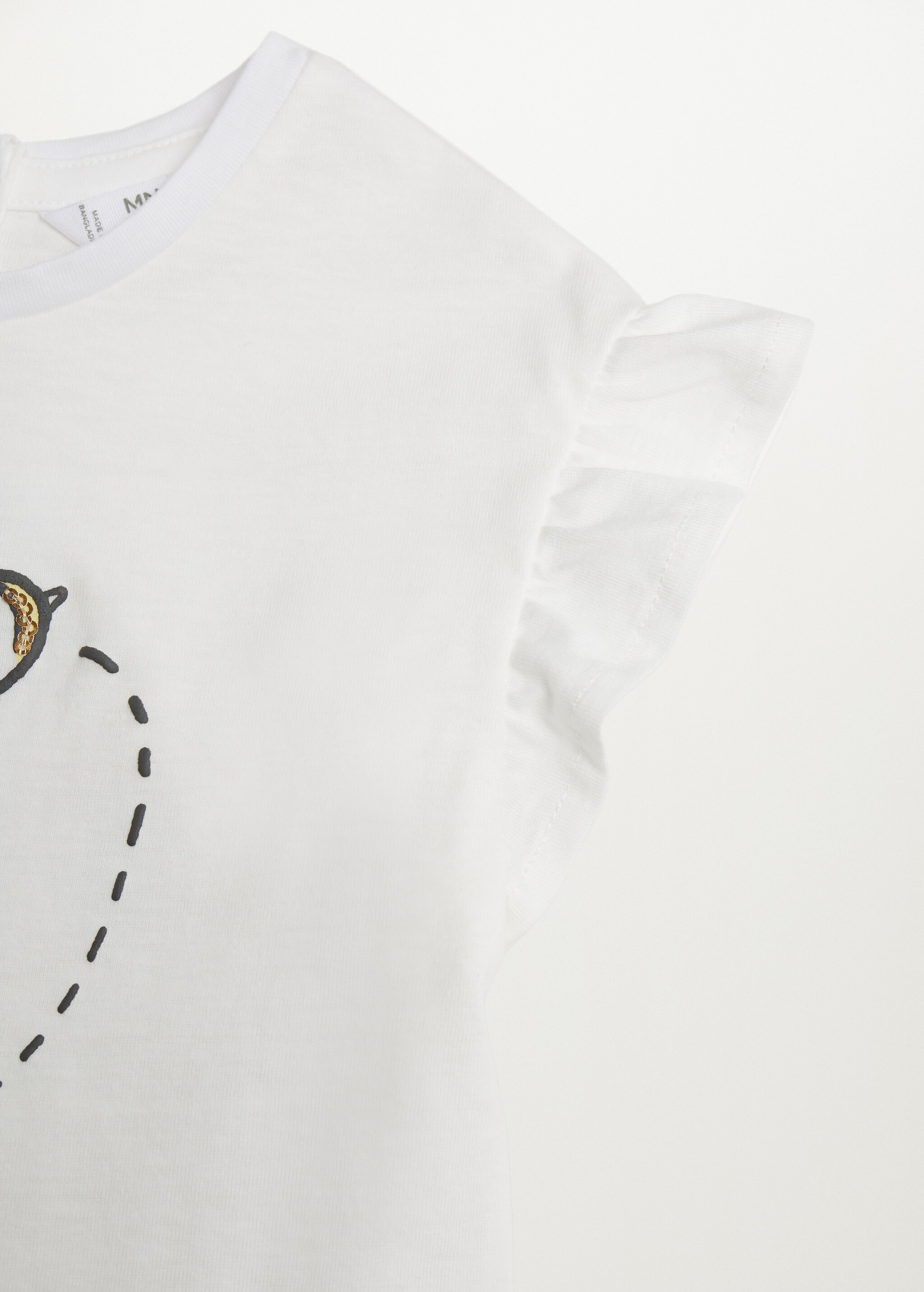 Camiseta estampada volantes - Detalle del artículo 8