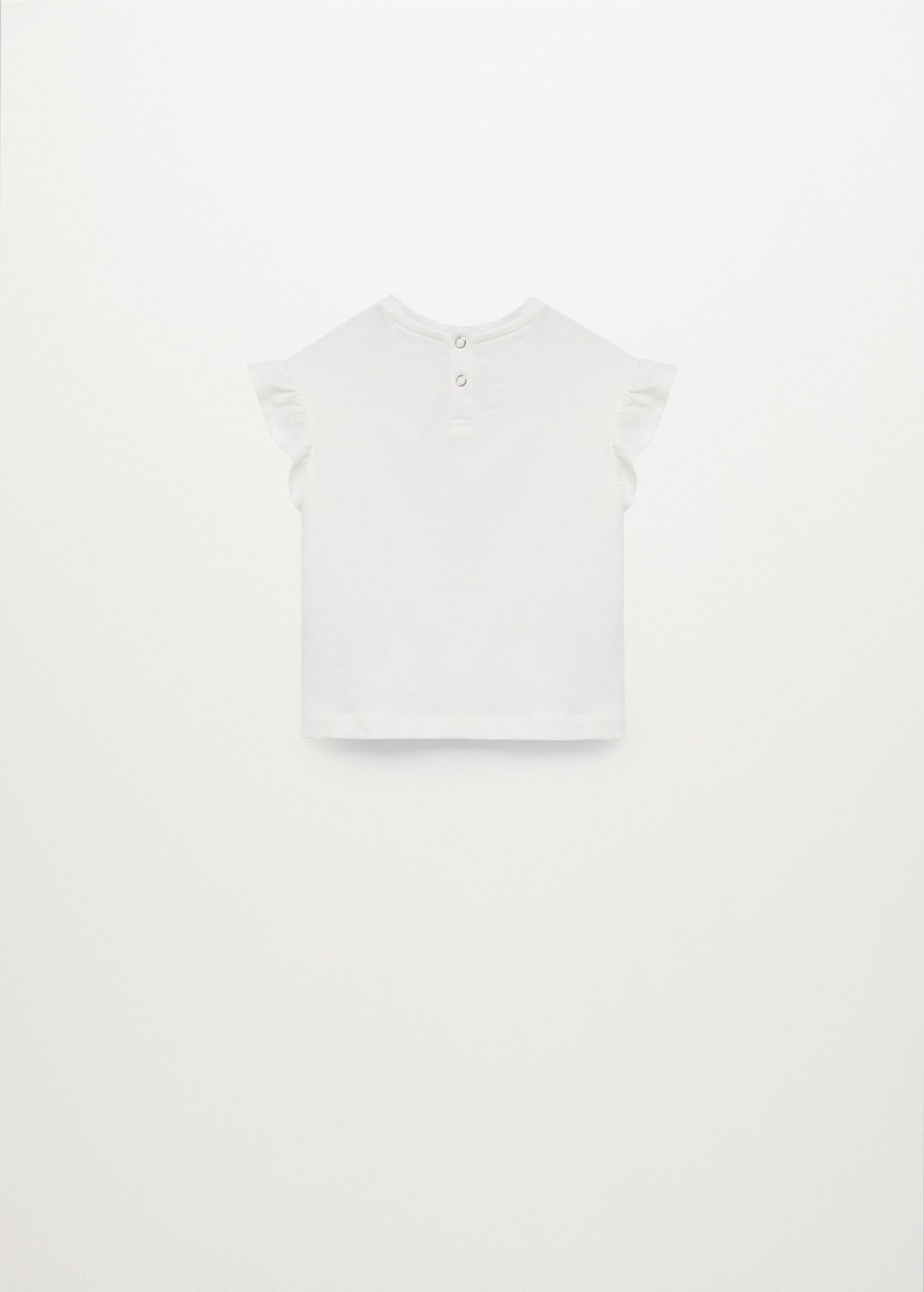 Camiseta estampada volantes - Reverso del artículo