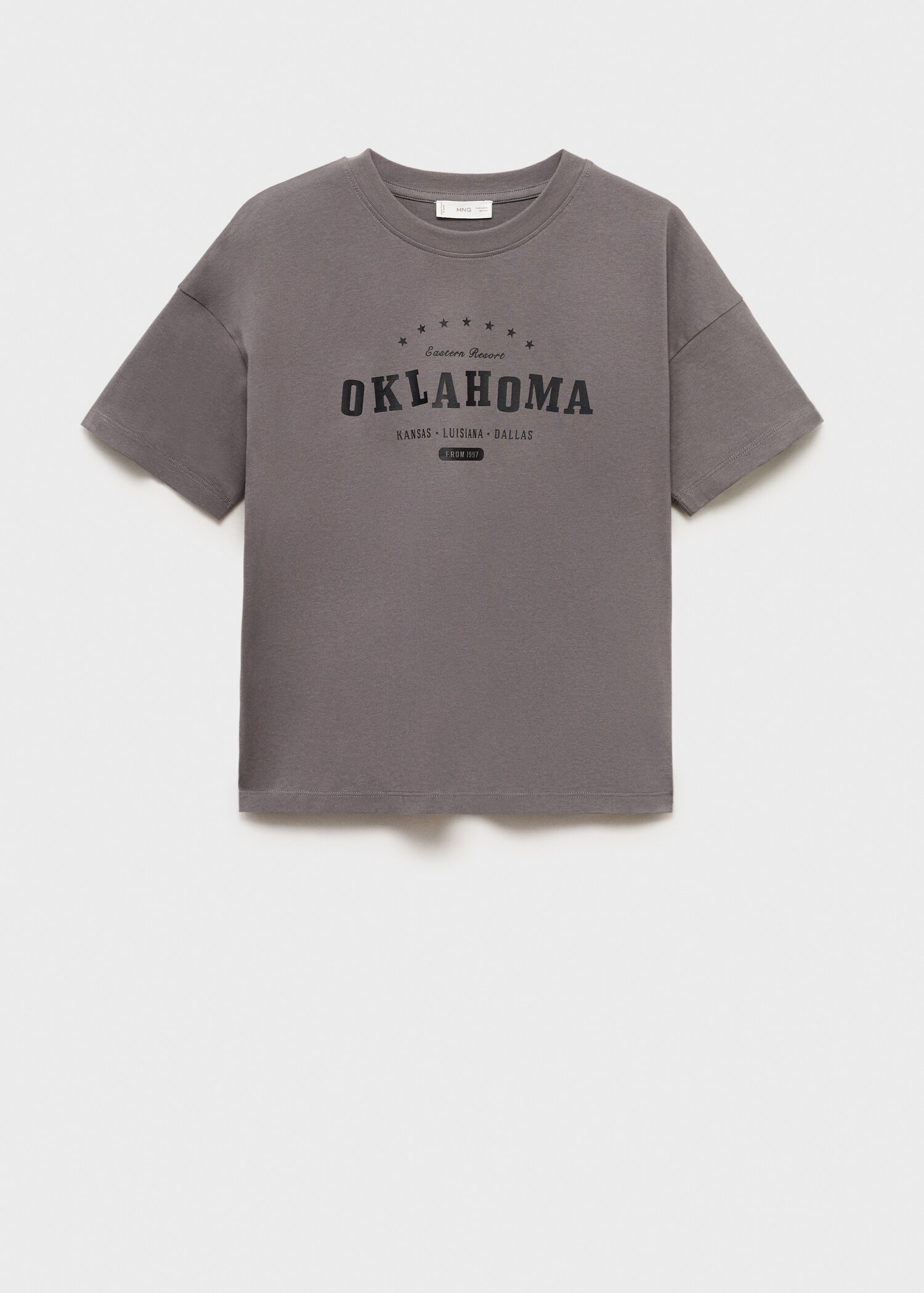 Message cotton T-shirt - Article without model