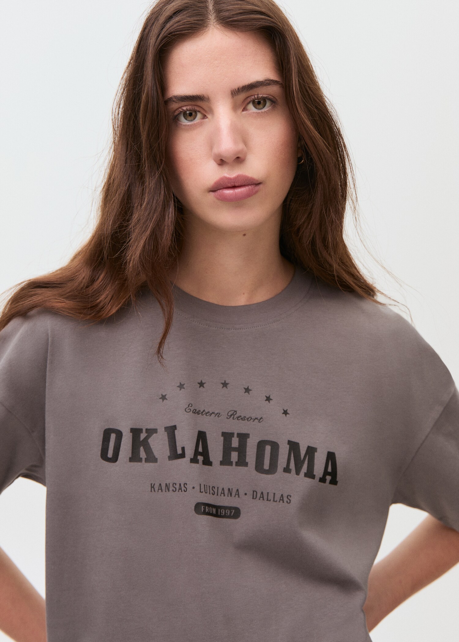 Message cotton T-shirt - Reverse of the article