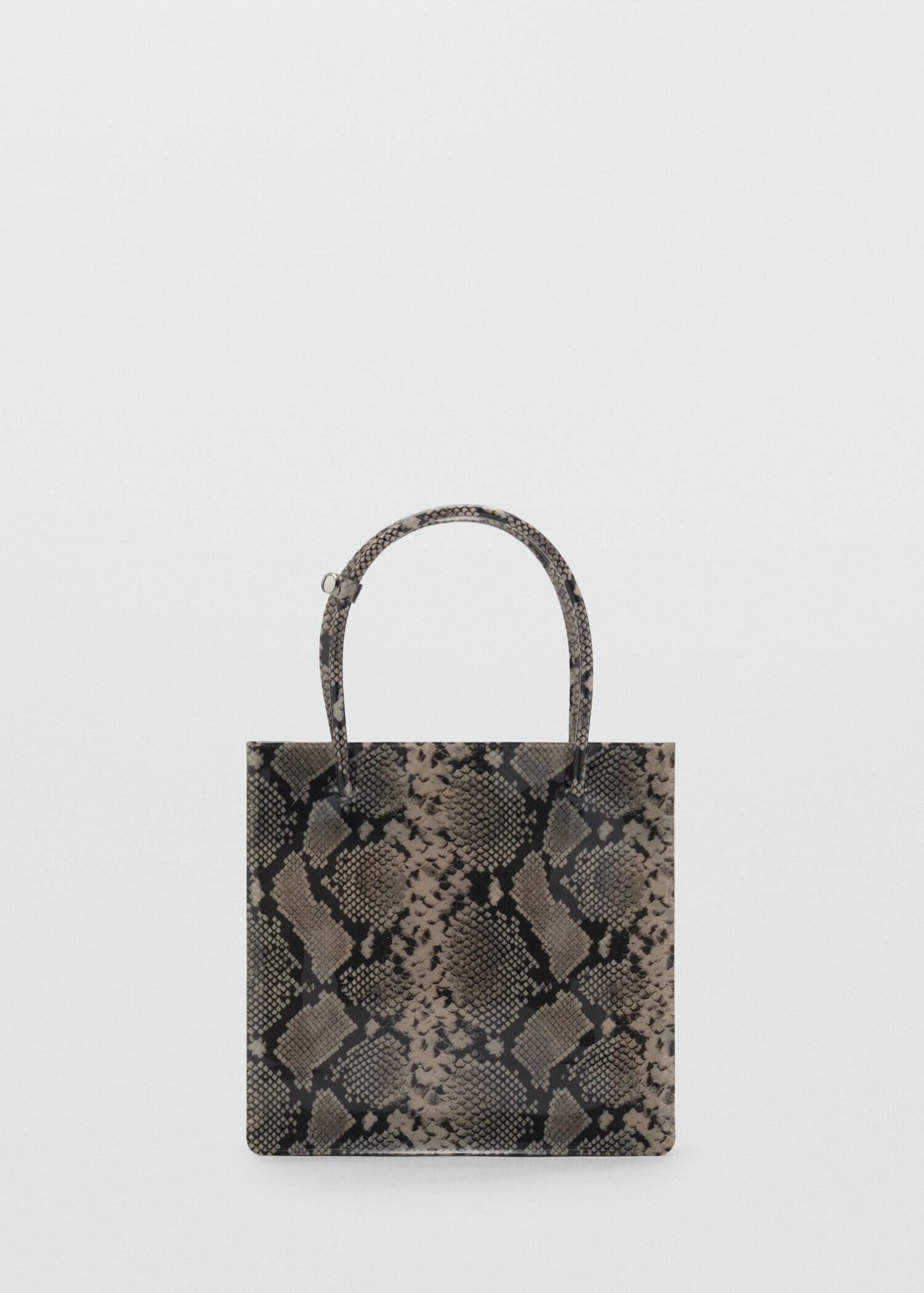 Animal-print double-handle handbag - Article without model