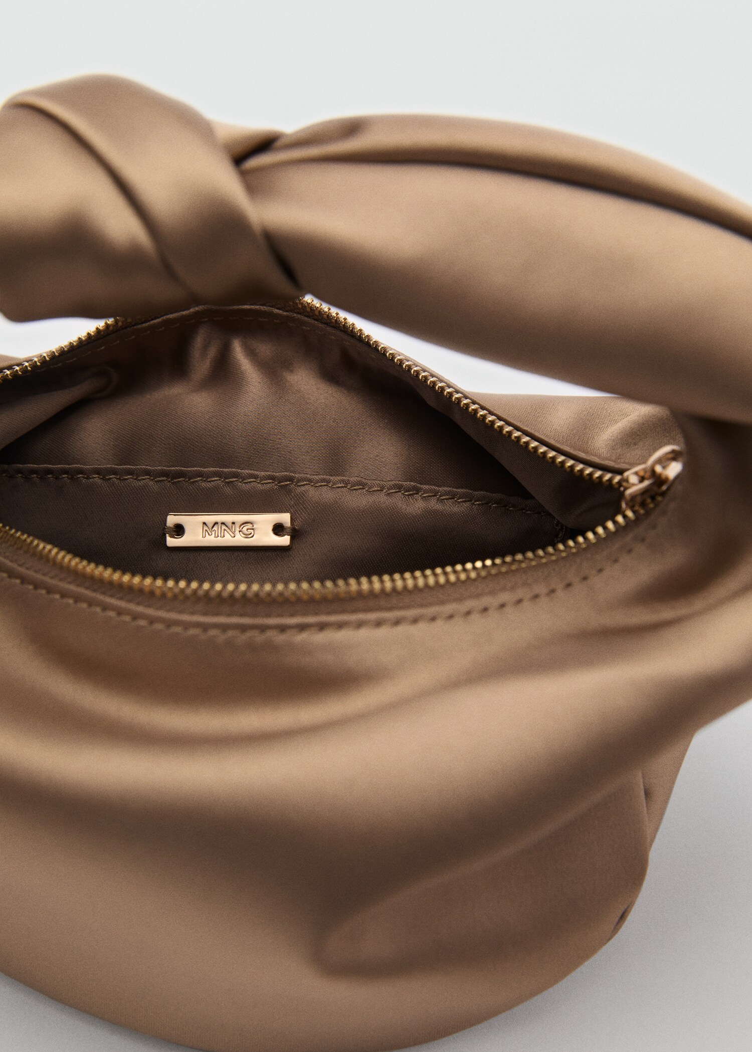 Satin handbag - Details of the article 2