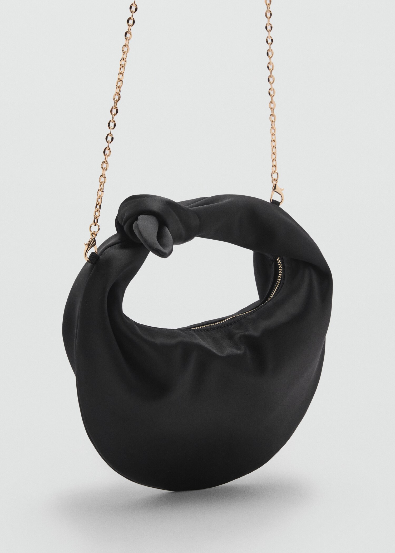 Satin handbag - Medium plane