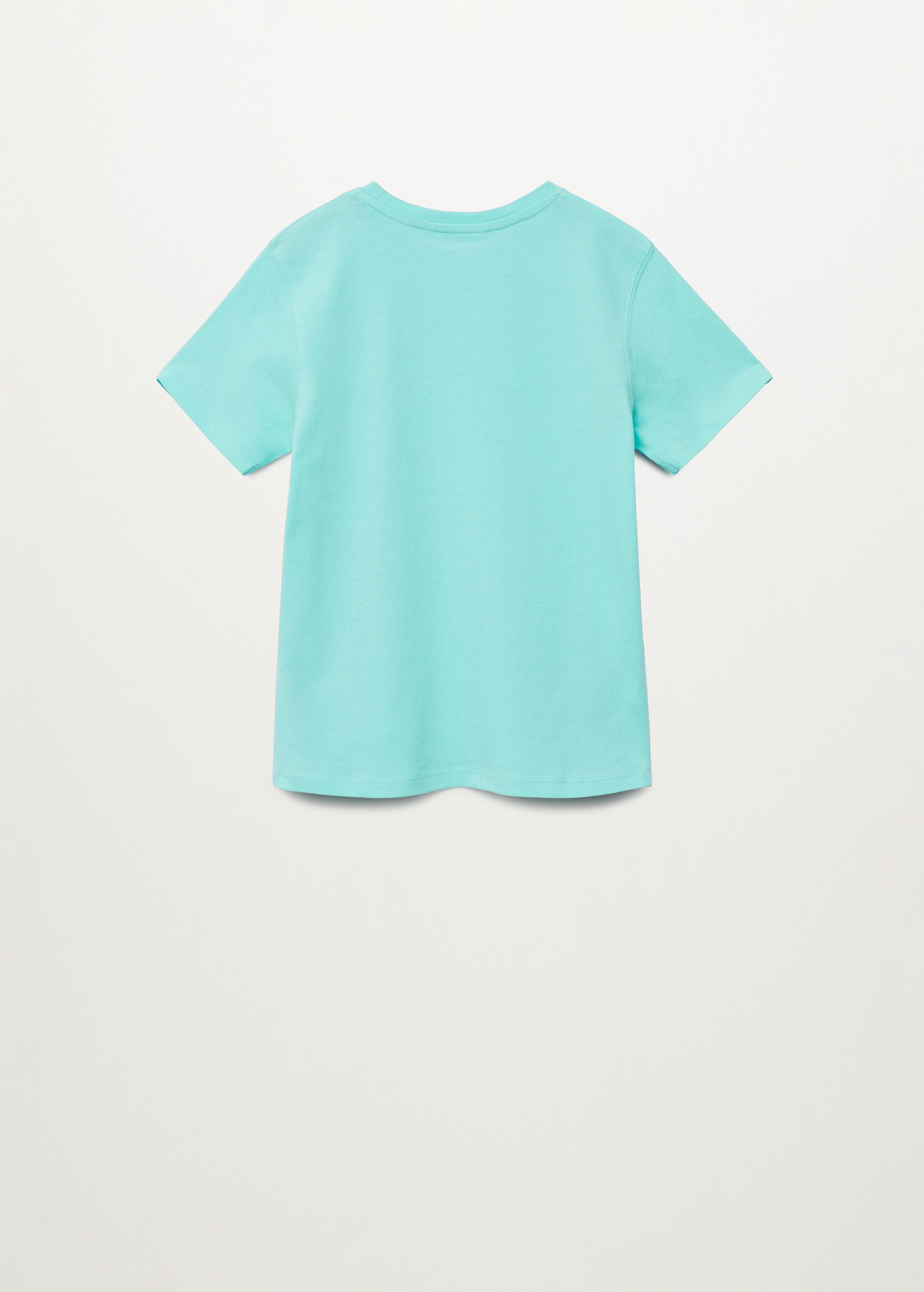 Bedrucktes T-Shirt aus Bio-Baumwolle - Rückseite des Artikels