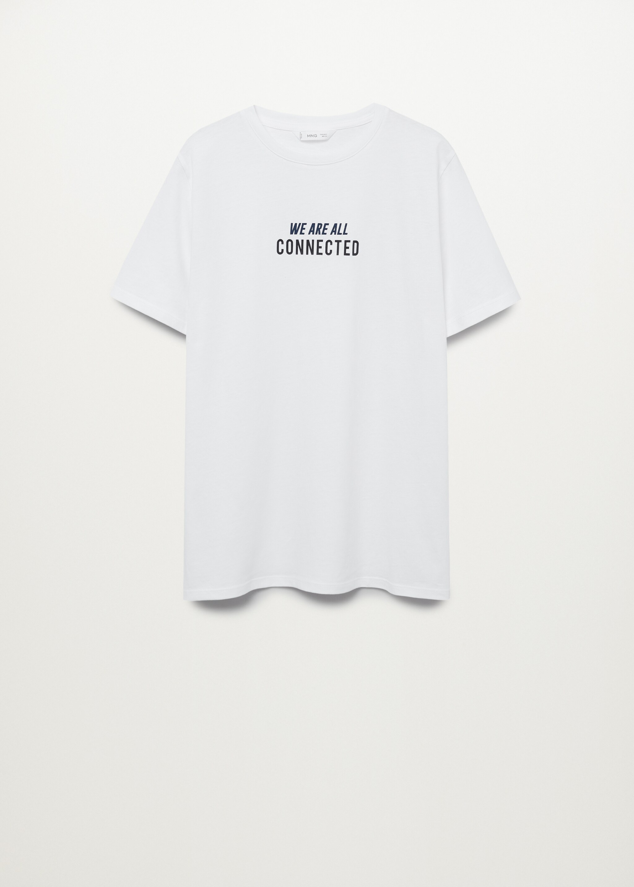 Oversized message t-shirt - Article without model