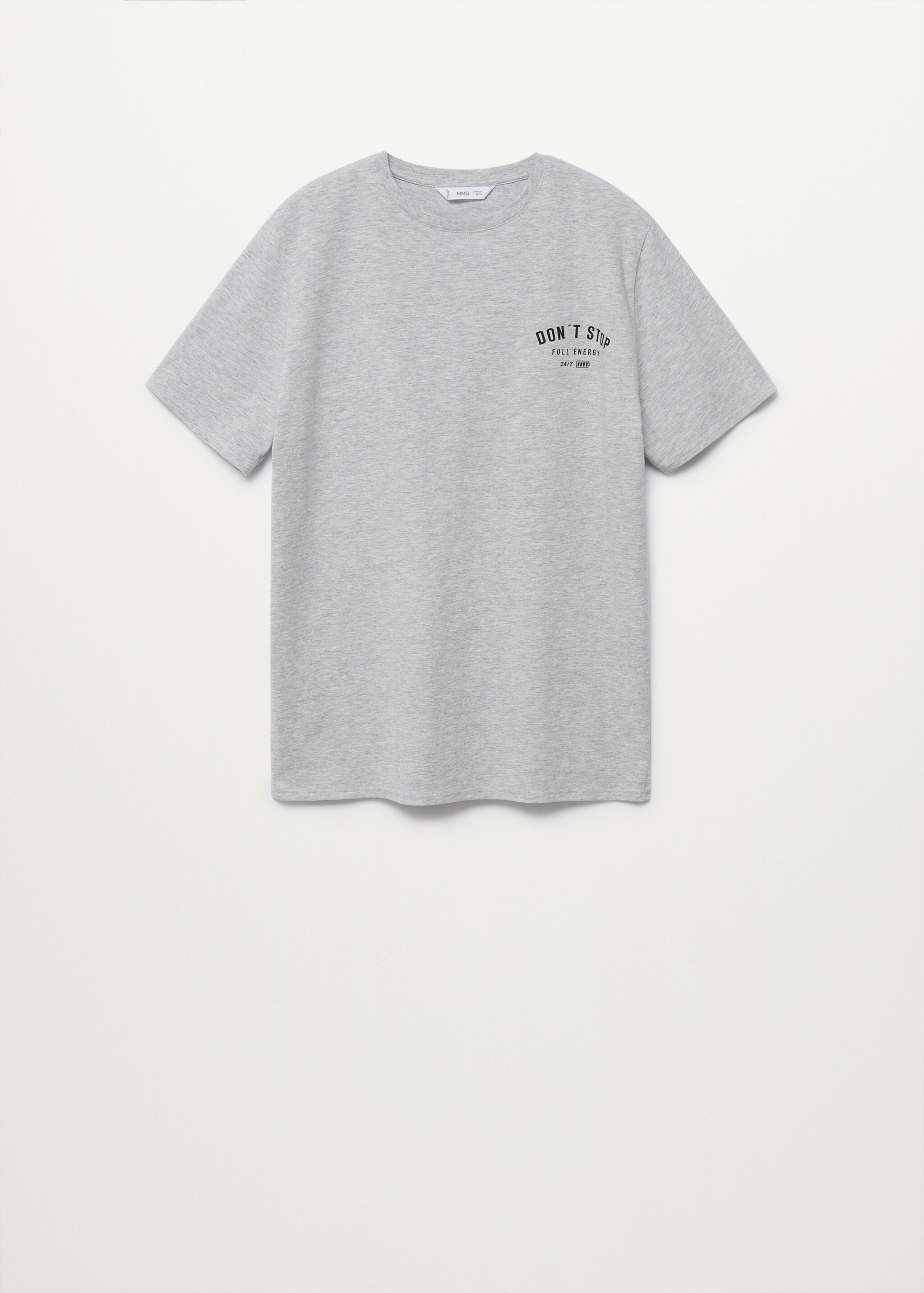 Tricou din bumbac organic cu mesaj - Articol fără model