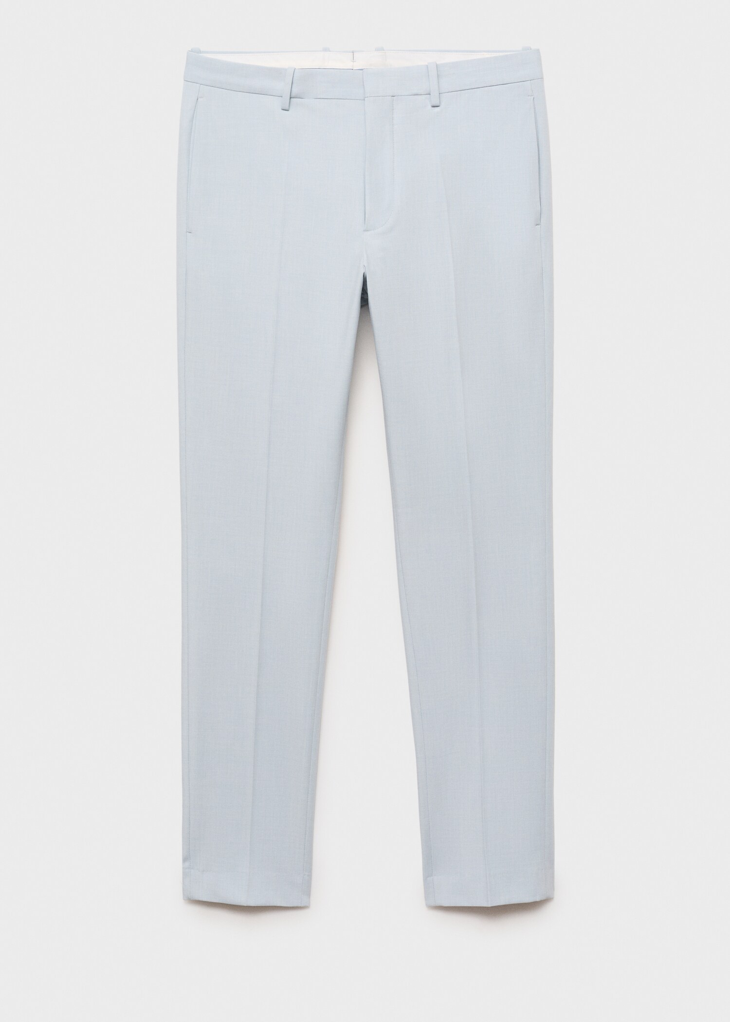 Stretch fabric super slim-fit suit trousers - Article without model