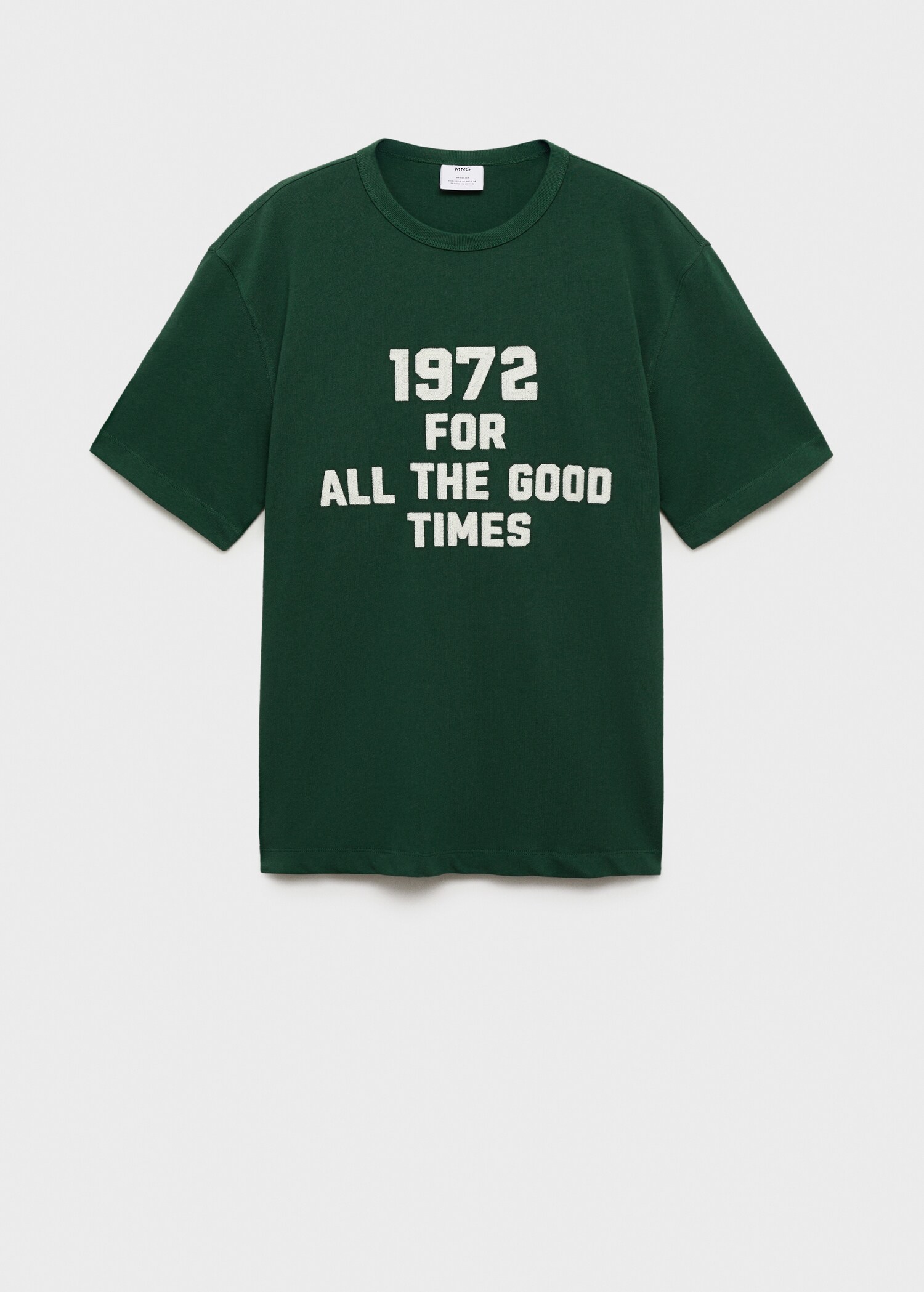 100% cotton embroidered t-shirt - Article without model