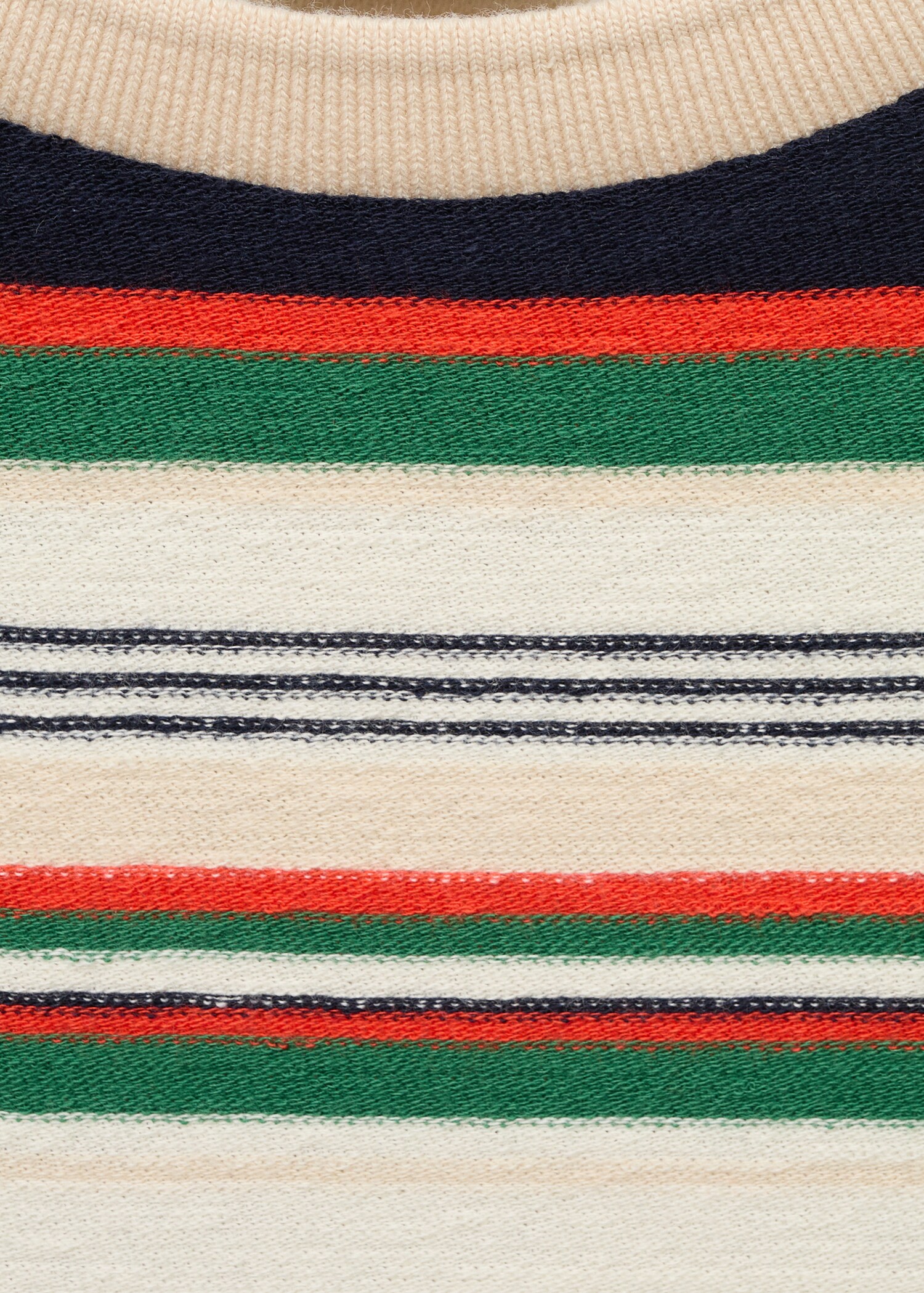 100% cotton regular-fit striped t-shirt - Details of the article 0