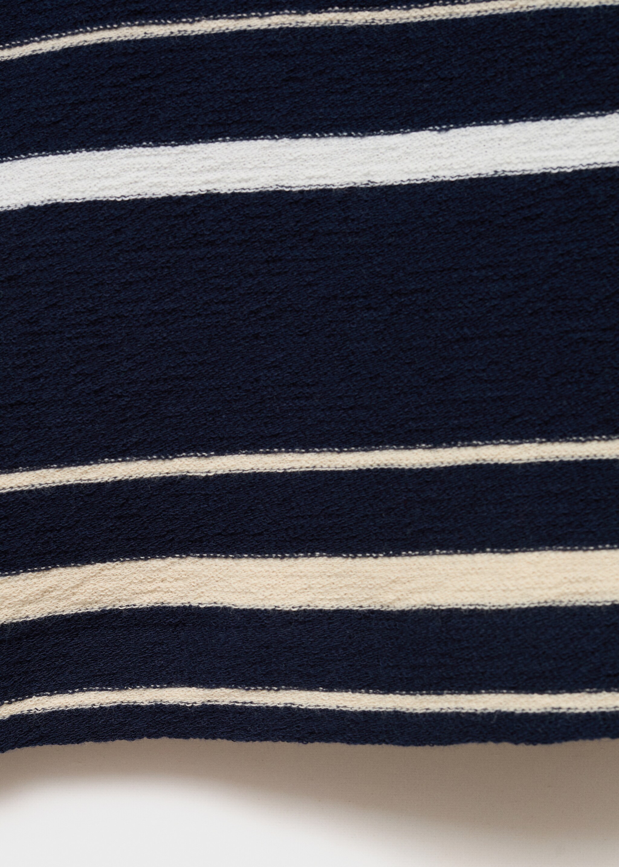 100% cotton regular-fit striped t-shirt - Details of the article 0, Dark Navy. Ref: 87005946-00.