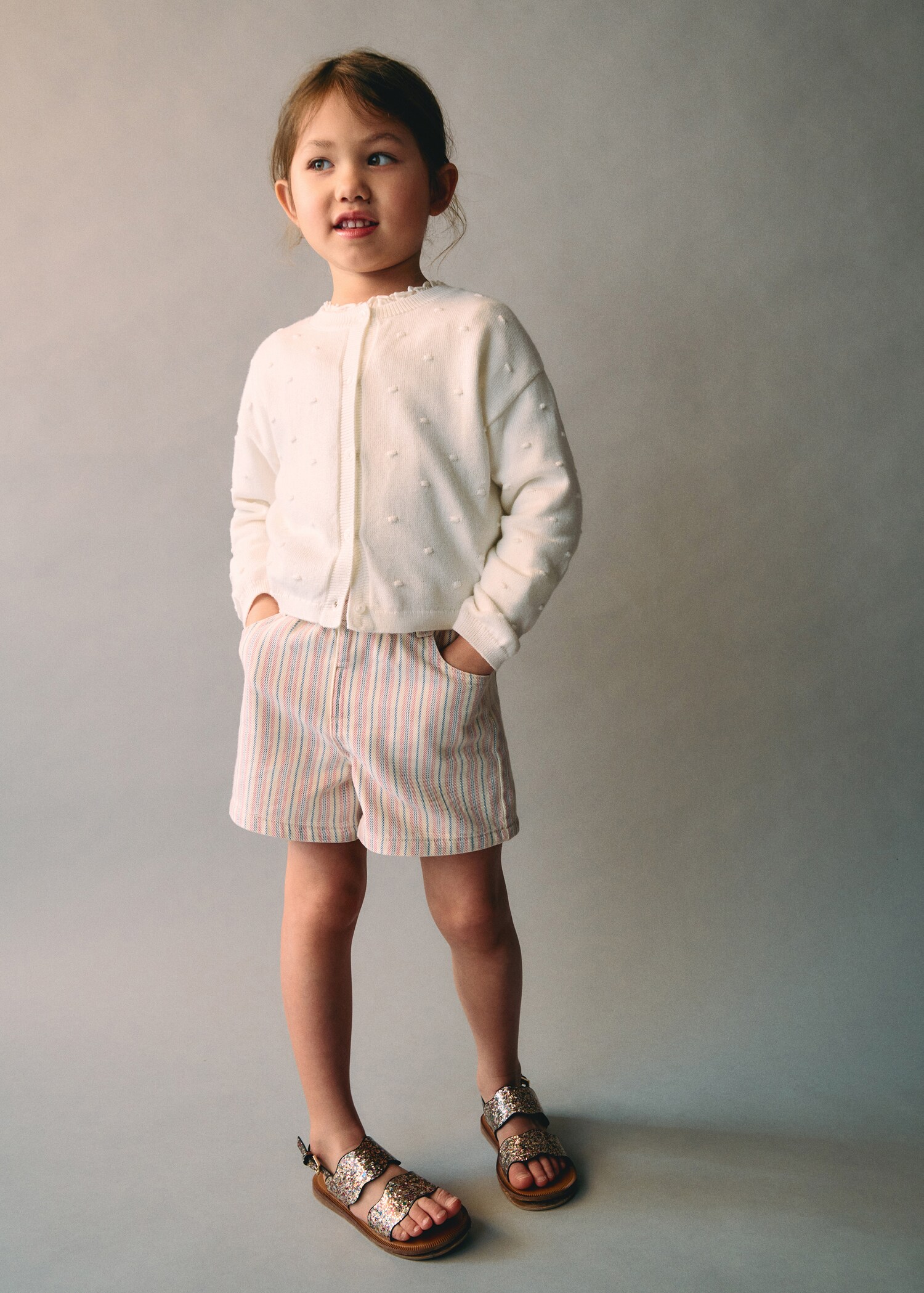 Shorts denim ratlles - Detall de l'article 5